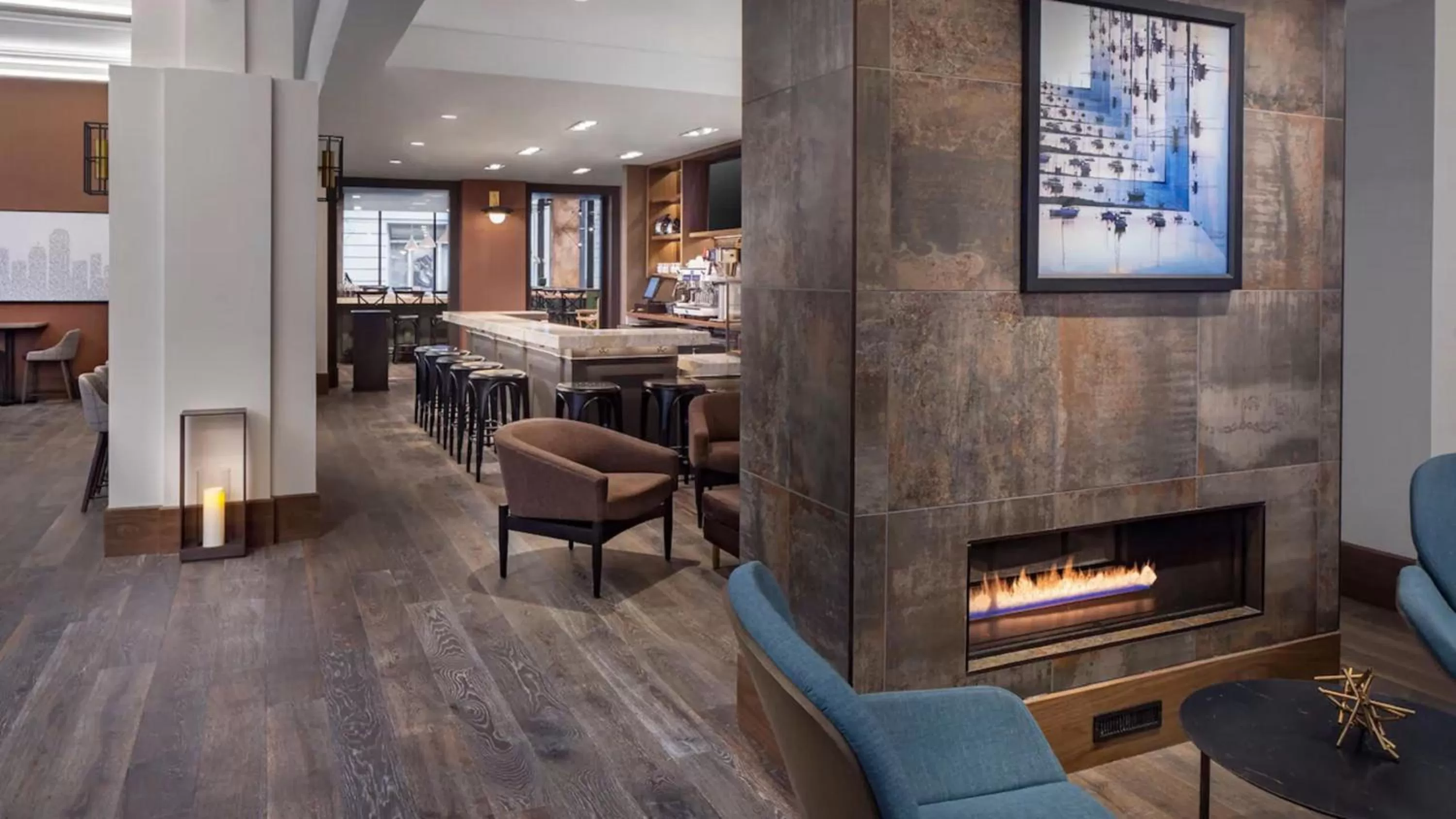 Seating area in Hyatt Centric Faneuil Hall Boston
