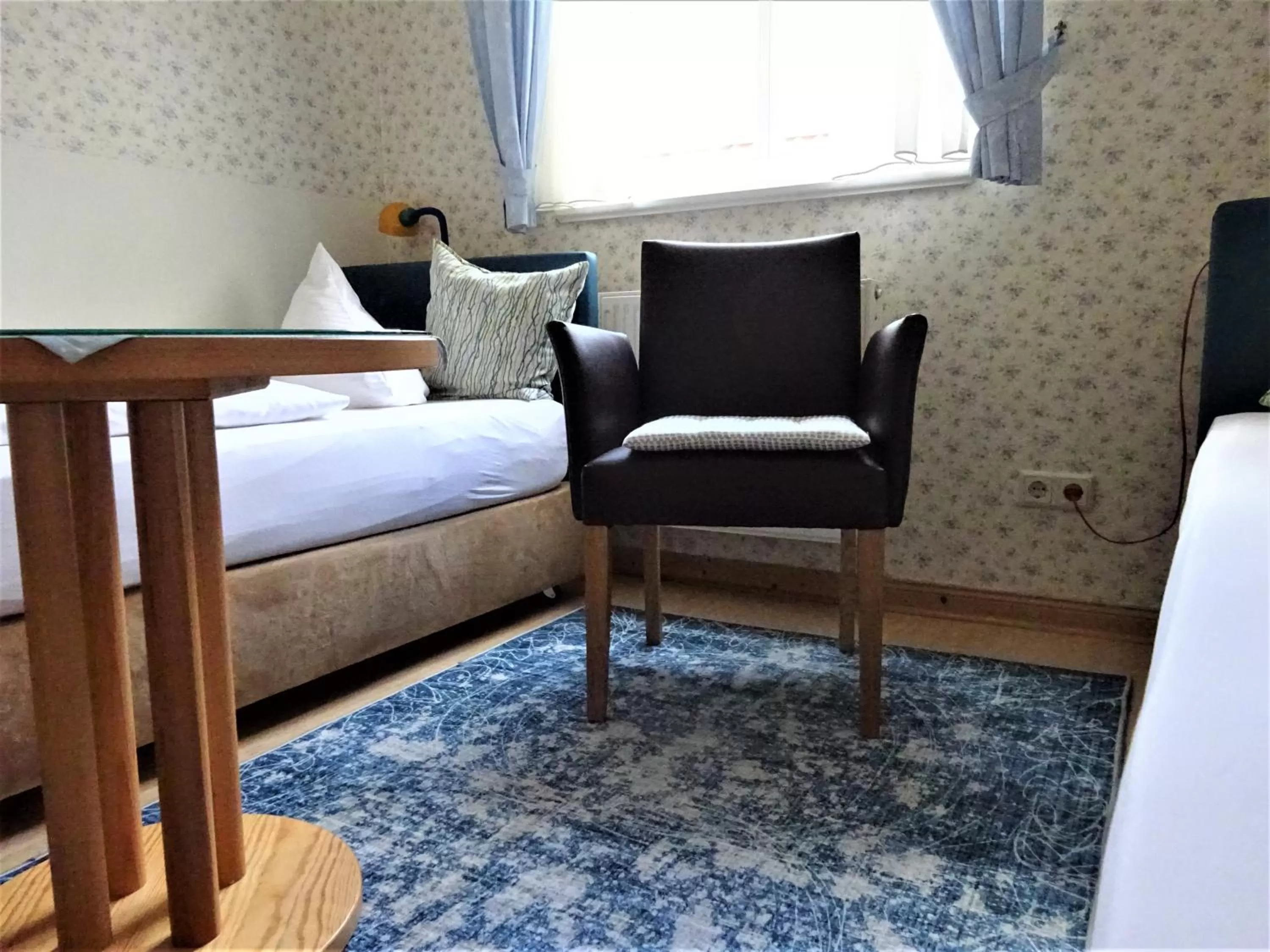 Bed in Hotel Pension Zur Fährbrücke