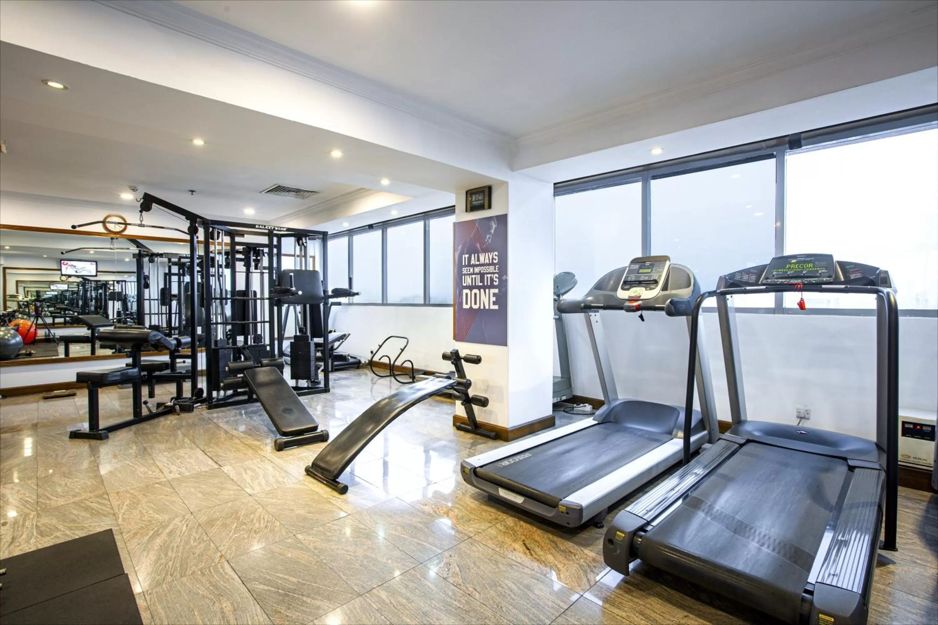 Fitness centre/facilities in Hotel Sarina