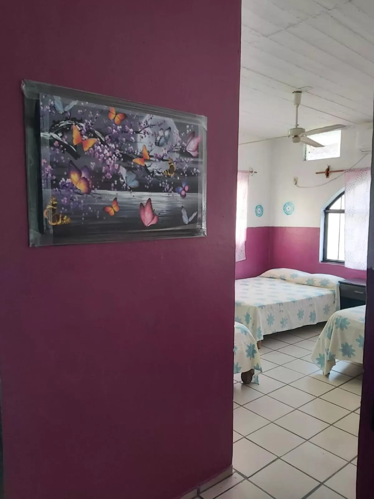 Bed in Hotel Ayalamar Manzanillo