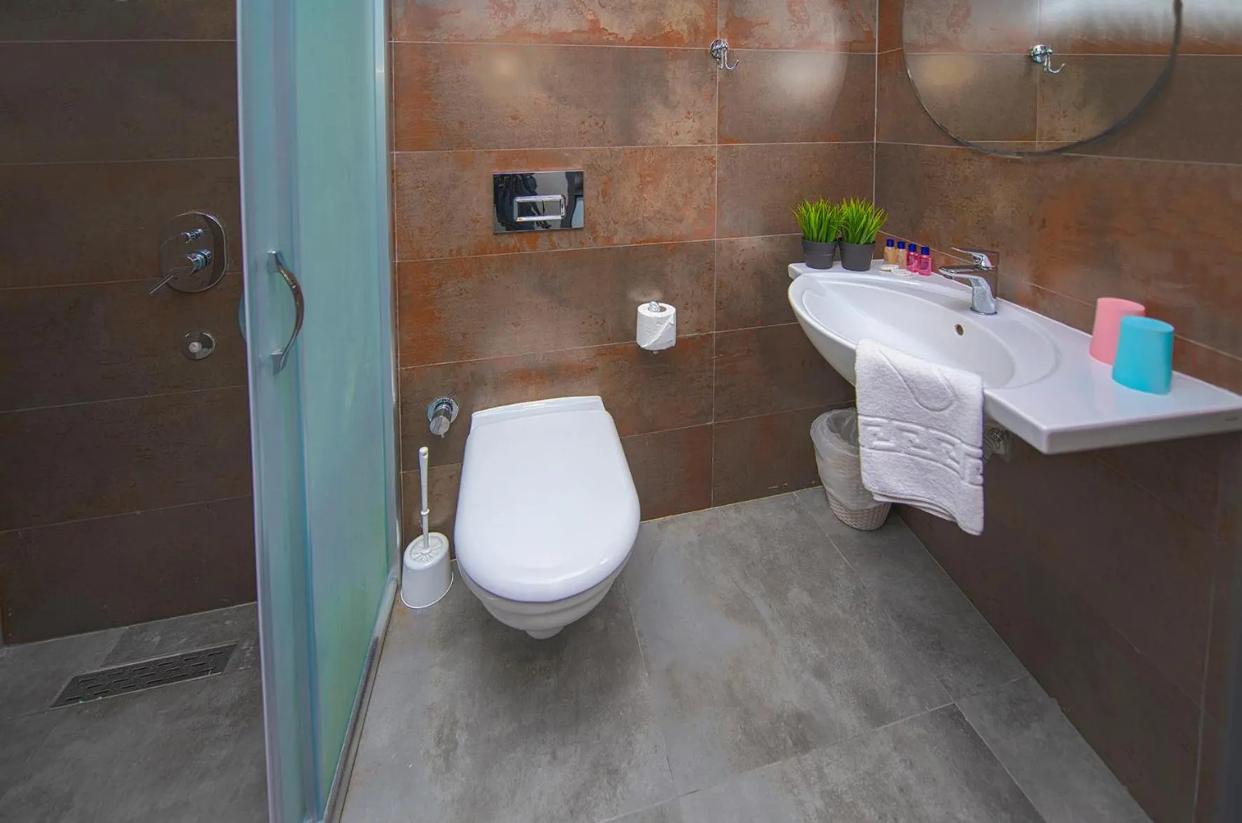 Shower in Tourist Hotel