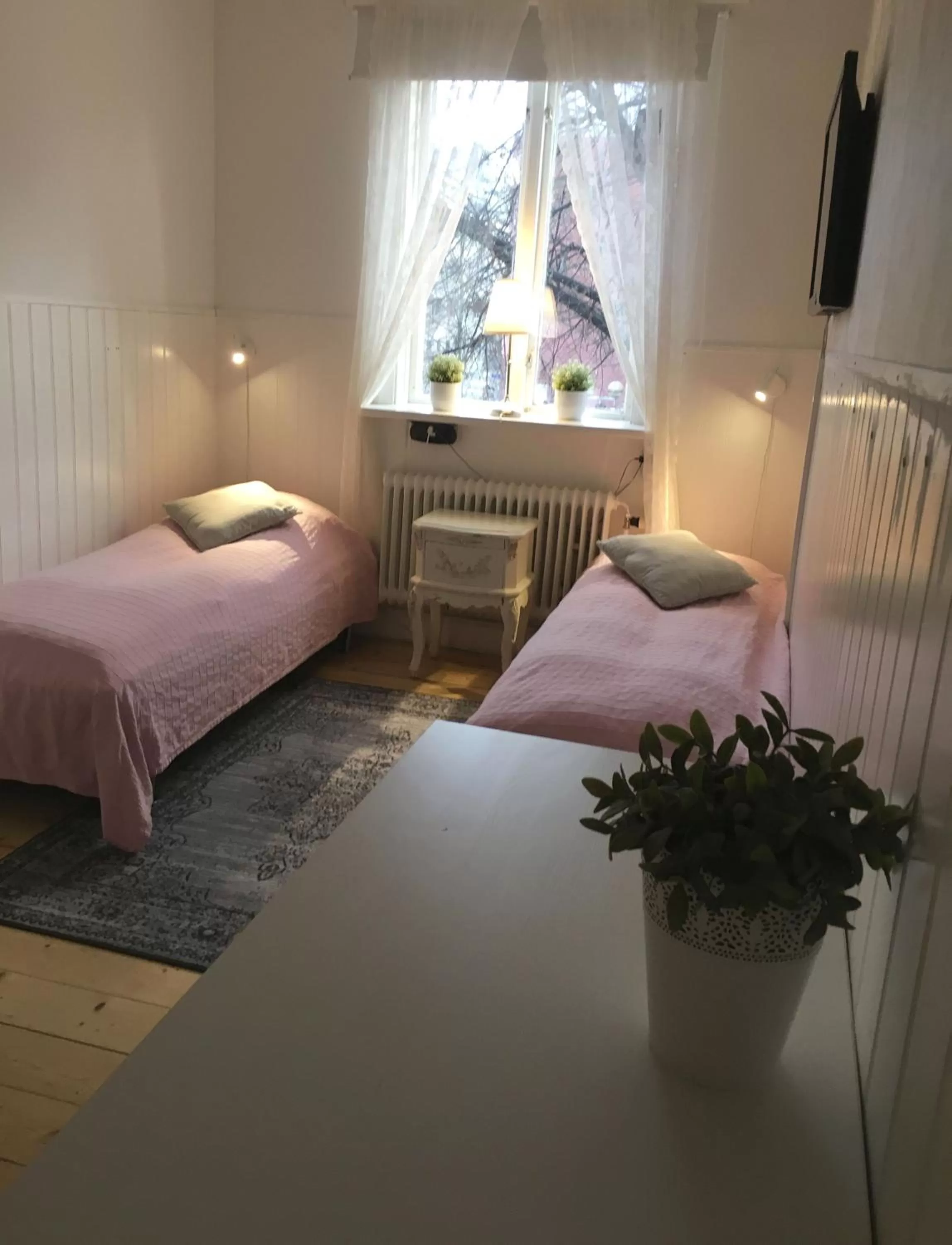 Bed in Hotell Kungsängstorg