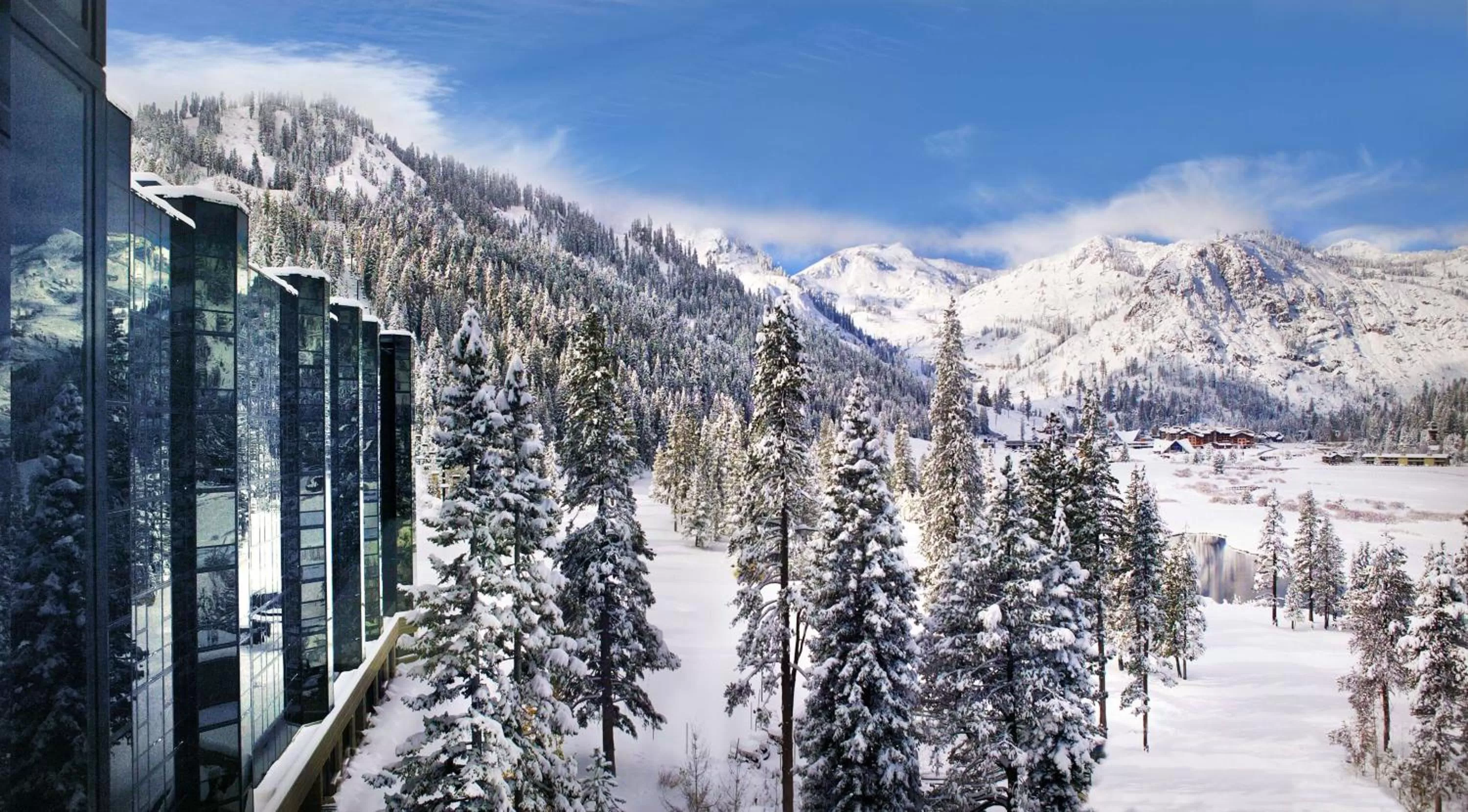 Property building, Winter in Everline Resort & Spa