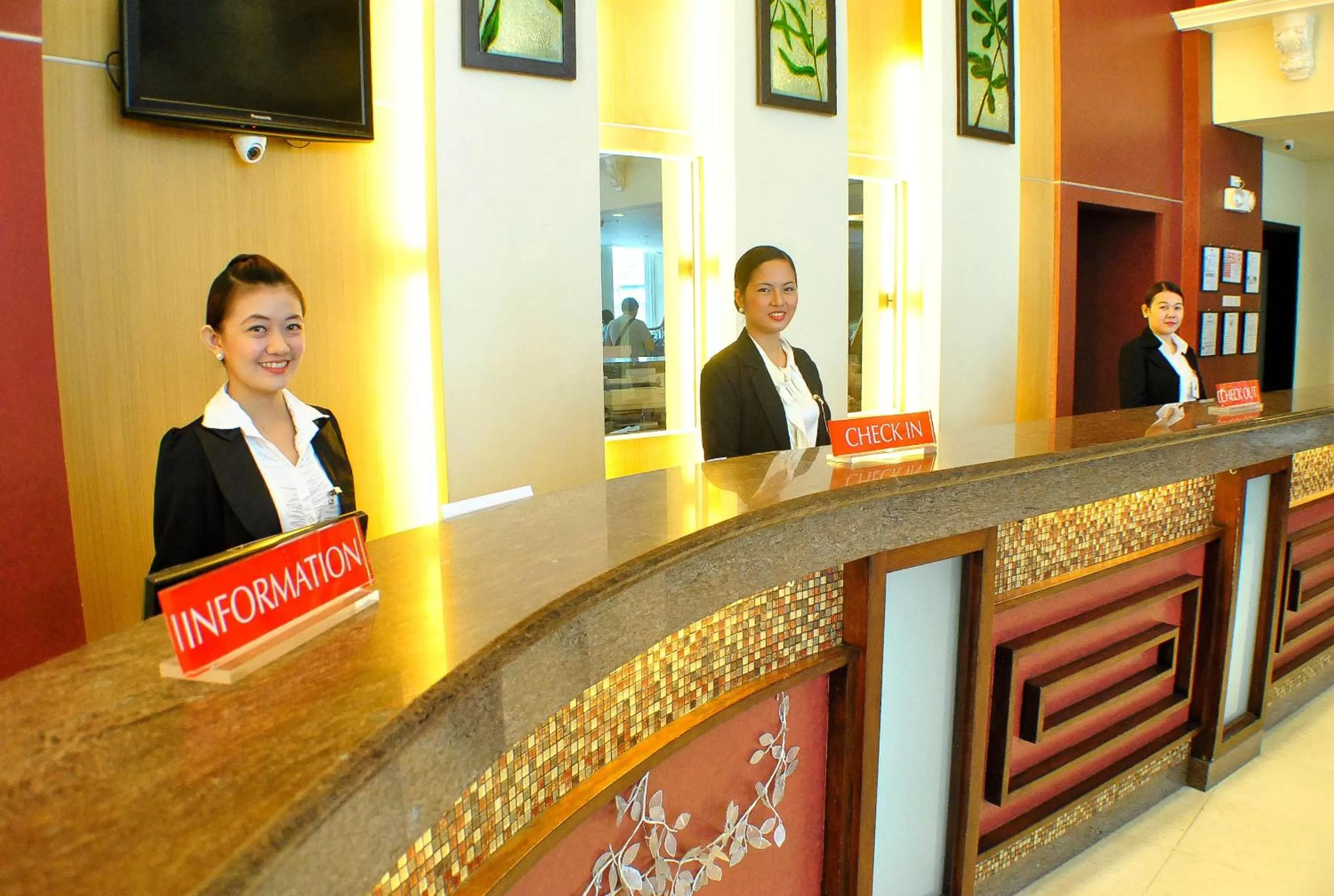Staff in Hotel Elizabeth Cebu