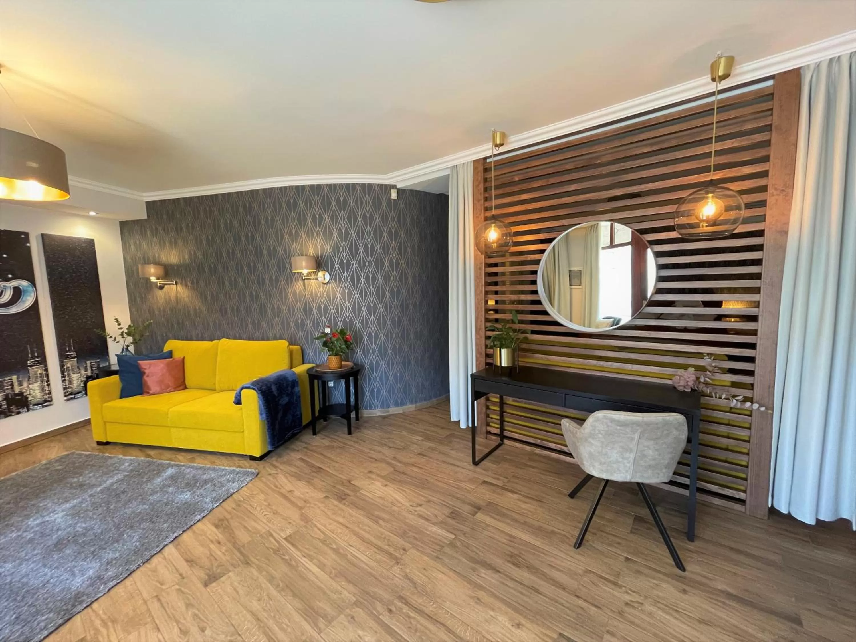 Photo of the whole room in Chicago Vendégház