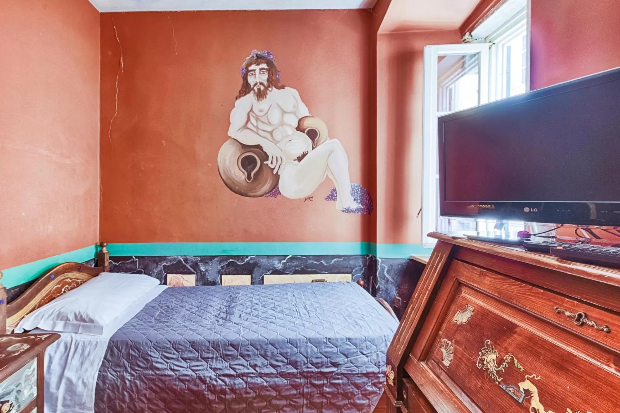 Bed in Hotel Portacavana