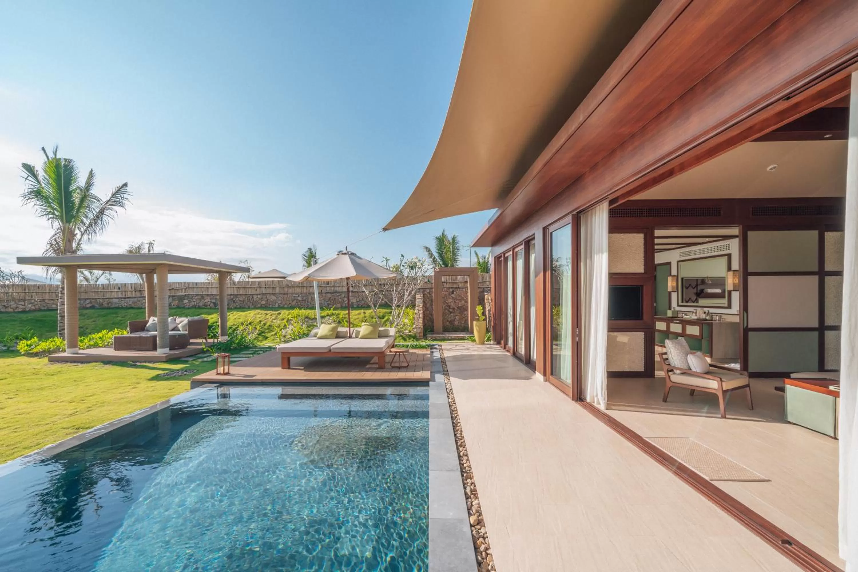 Patio in Fusion Resort Cam Ranh - All Spa Inclusive