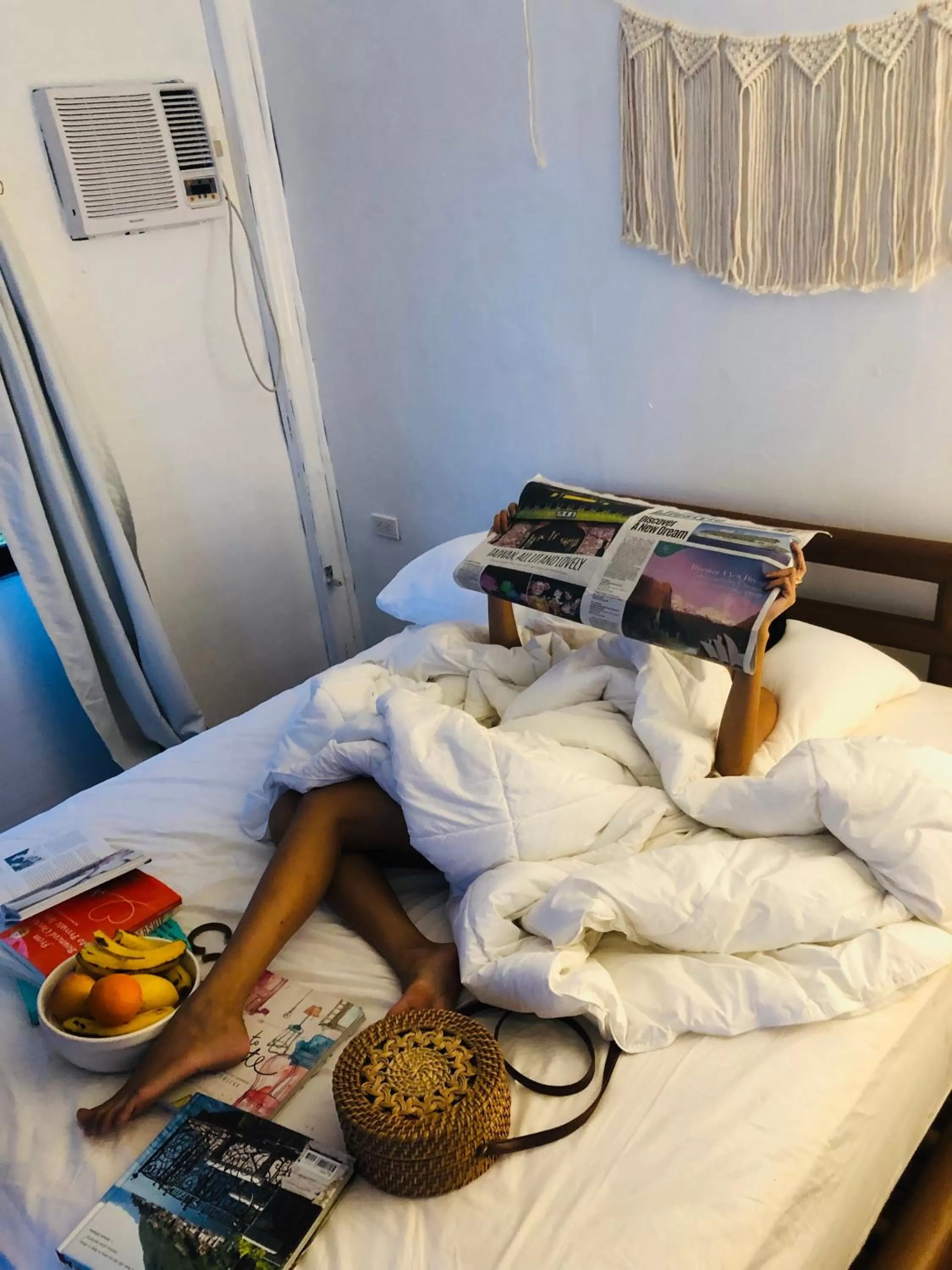 Bed in Bintana sa Paraiso Binunsaran