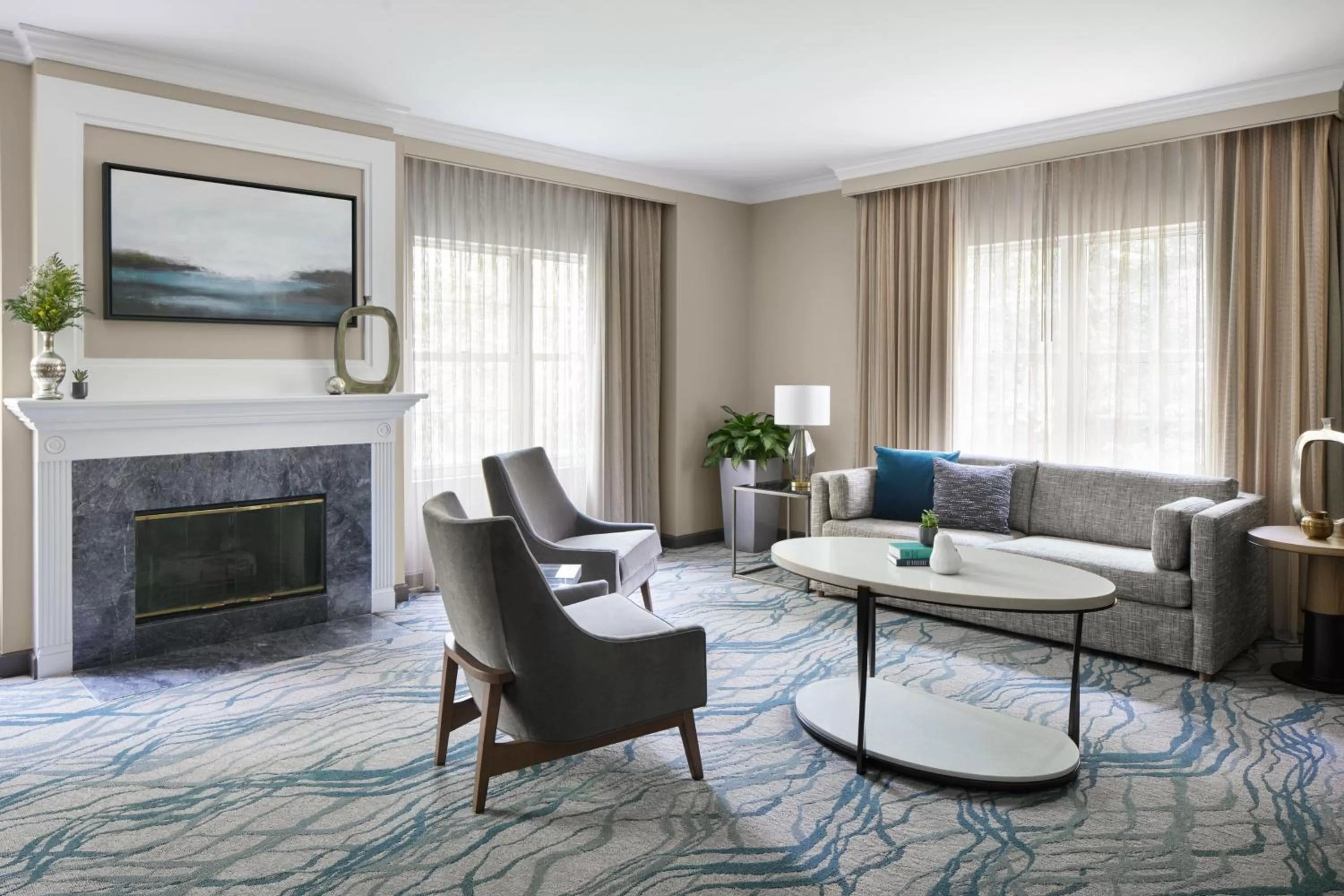 Living room in Westfields Marriott Washington Dulles