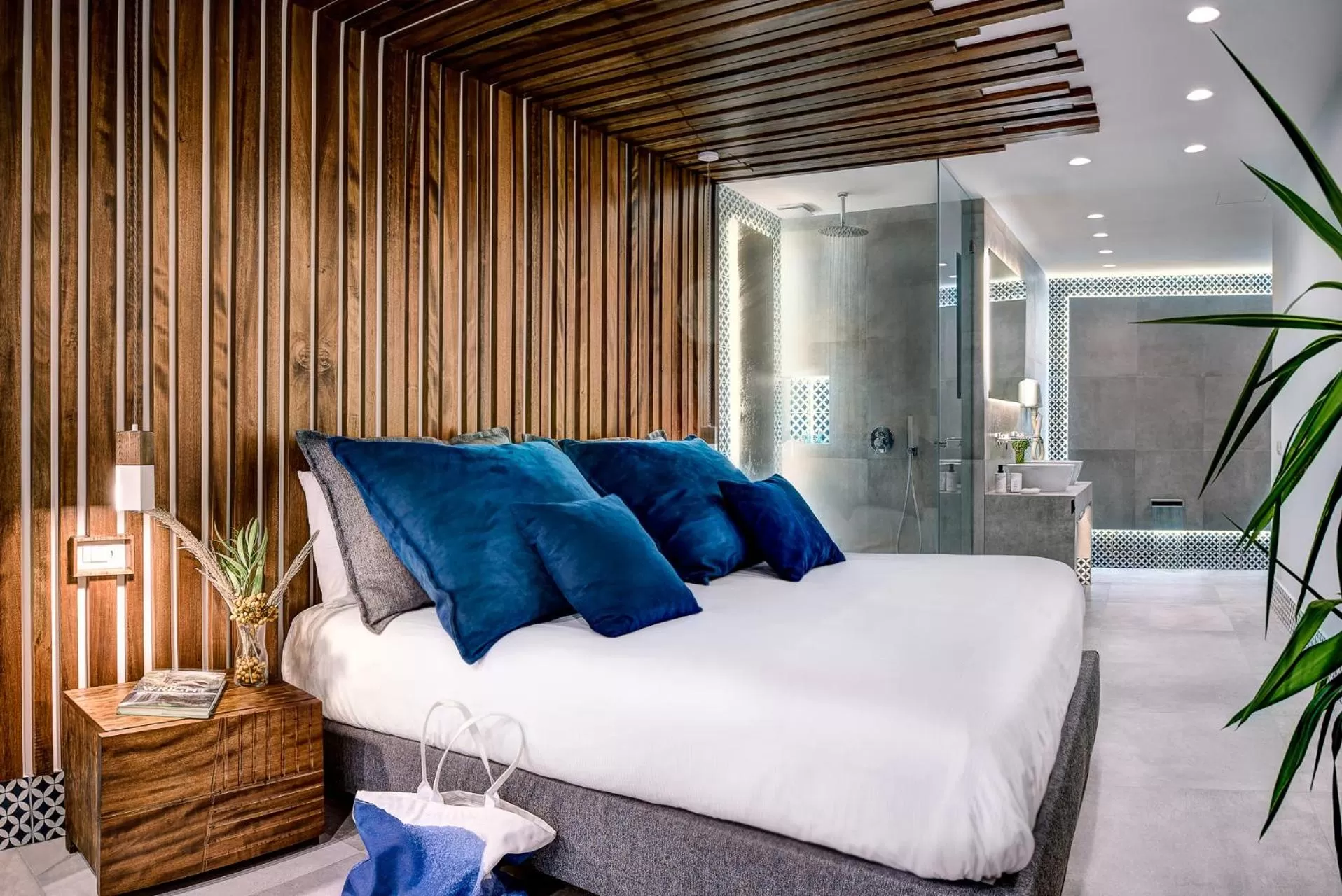 Bed in Gocce Di Capri Resort