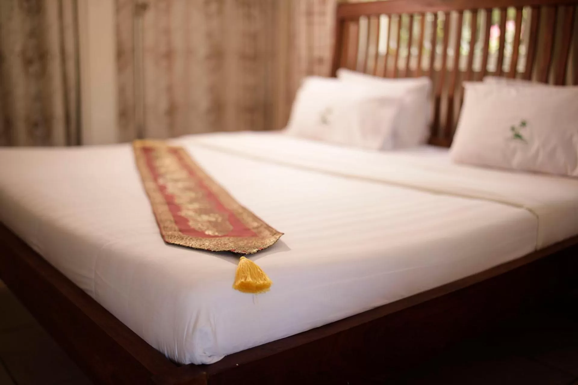 Bed in Entebbe Palm Hotel