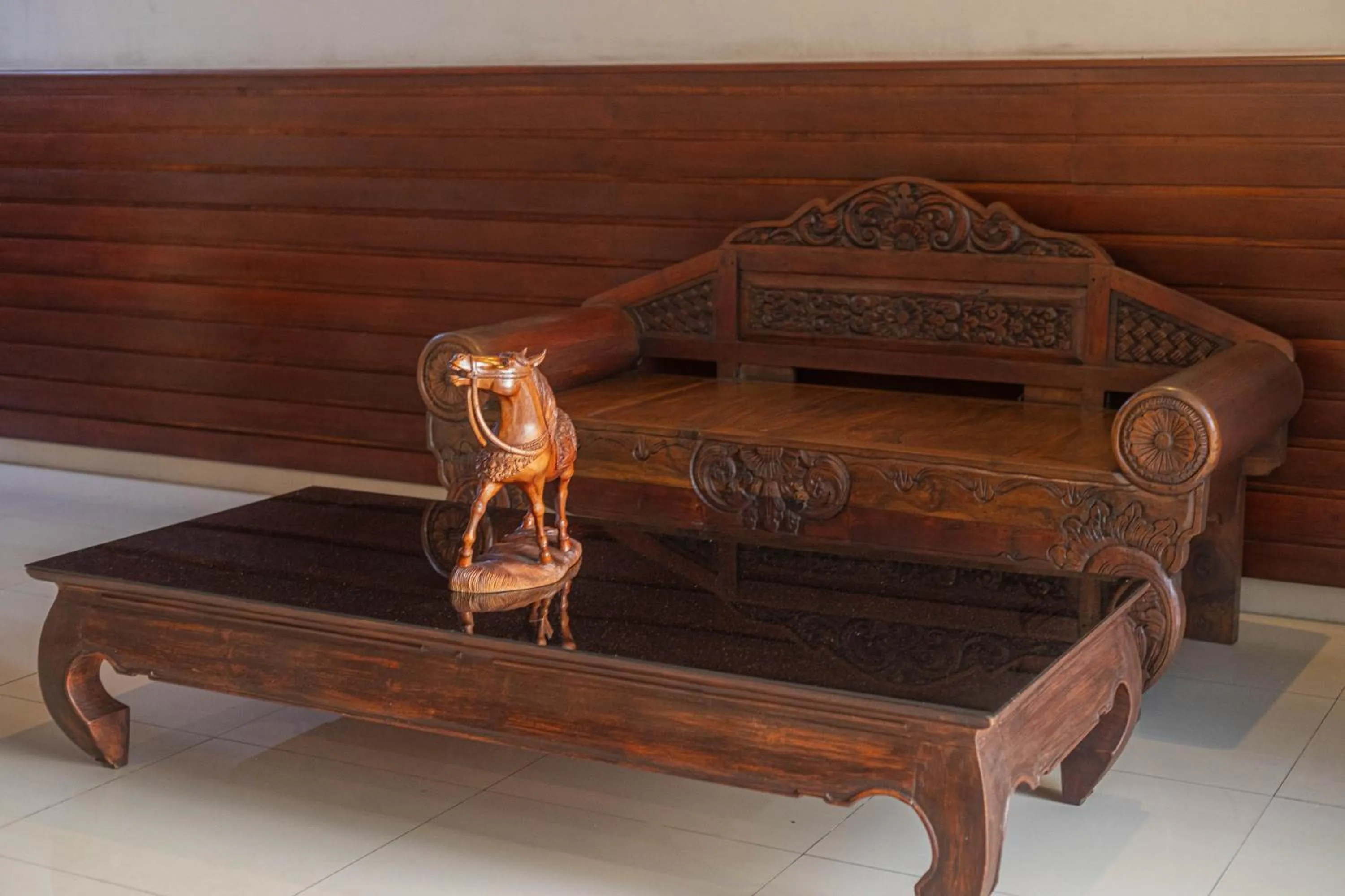 Seating area in Puri Mango Guest House Sanur