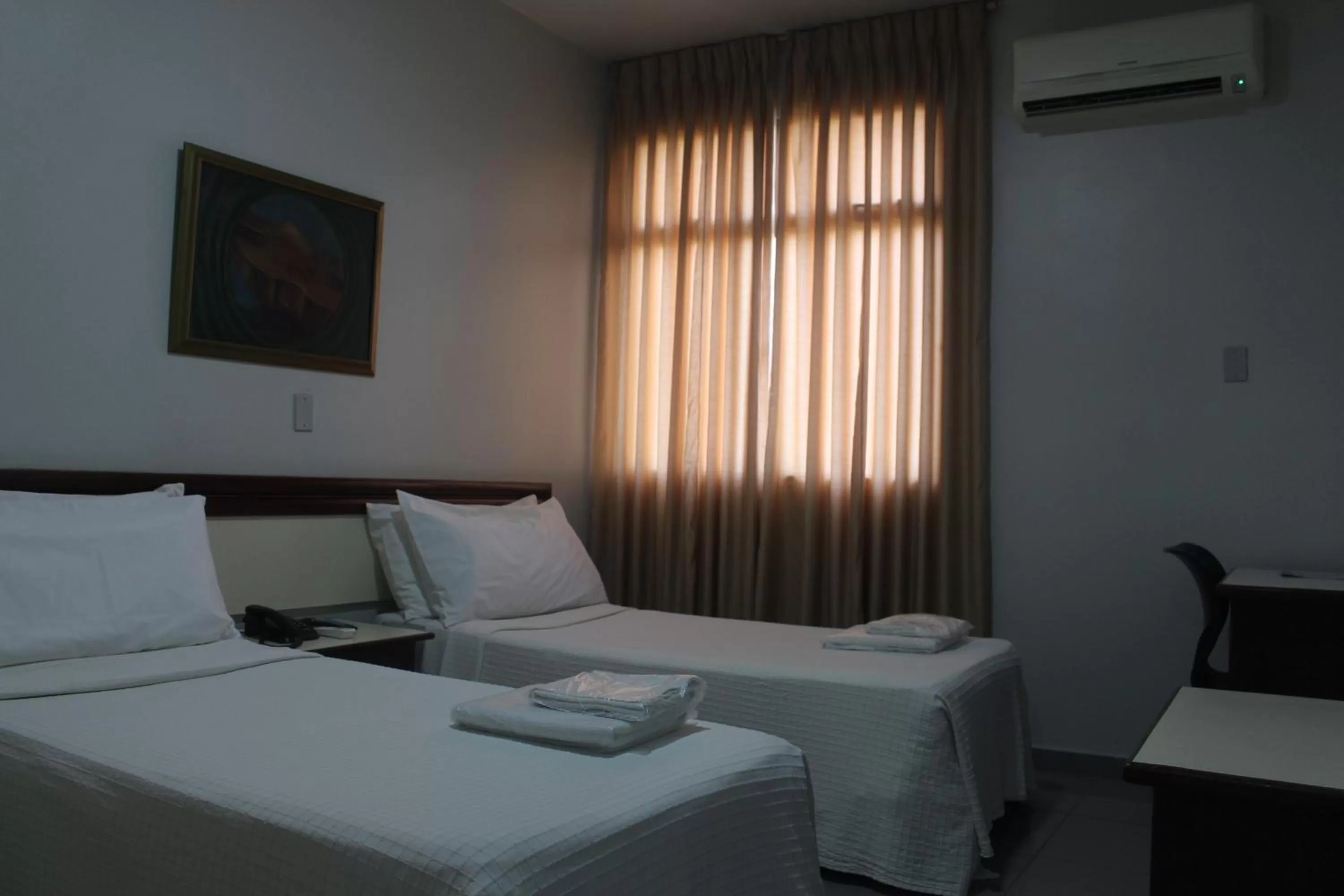 Bed in Hotel Oscar Econômico Montes Claros