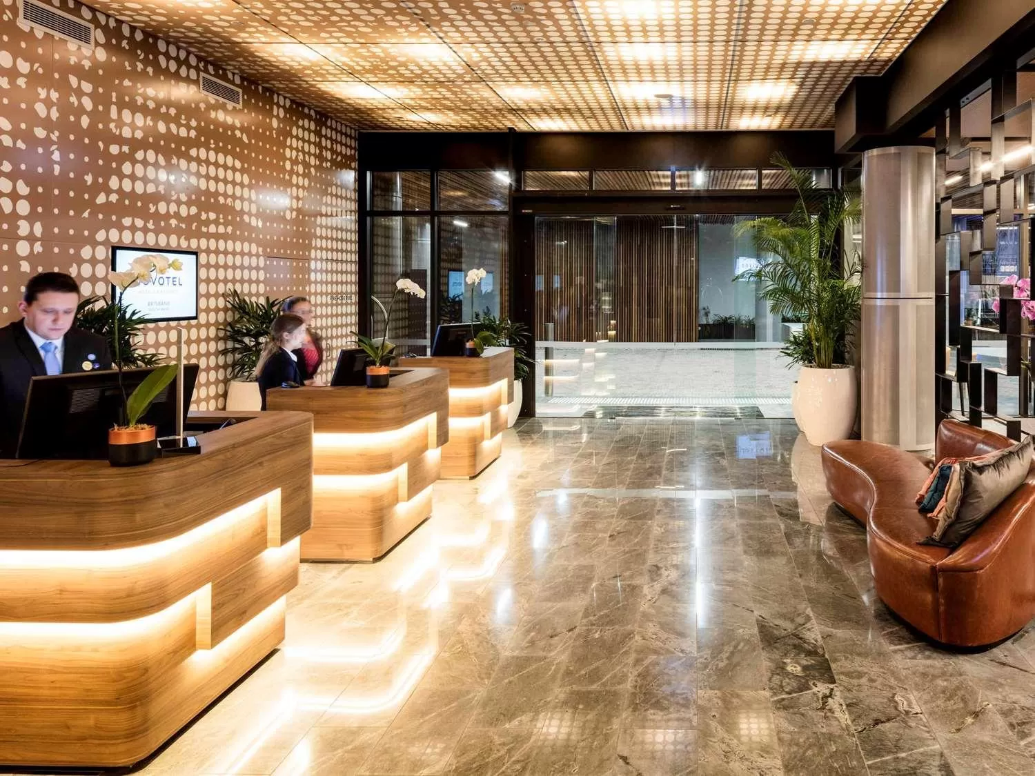 Lobby or reception in Novotel Brisbane South Bank