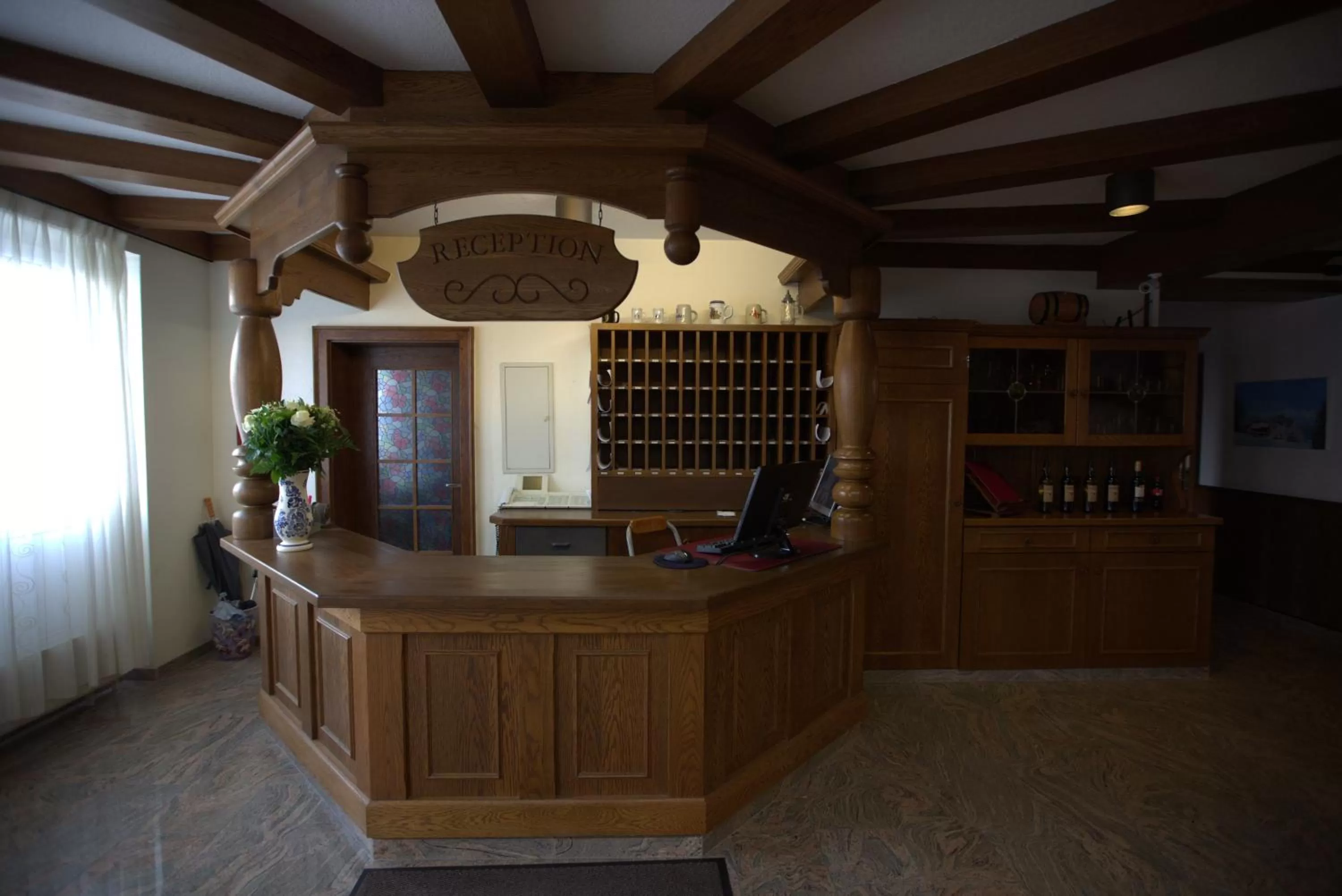 Lobby or reception in Airport Hotel Walldorf