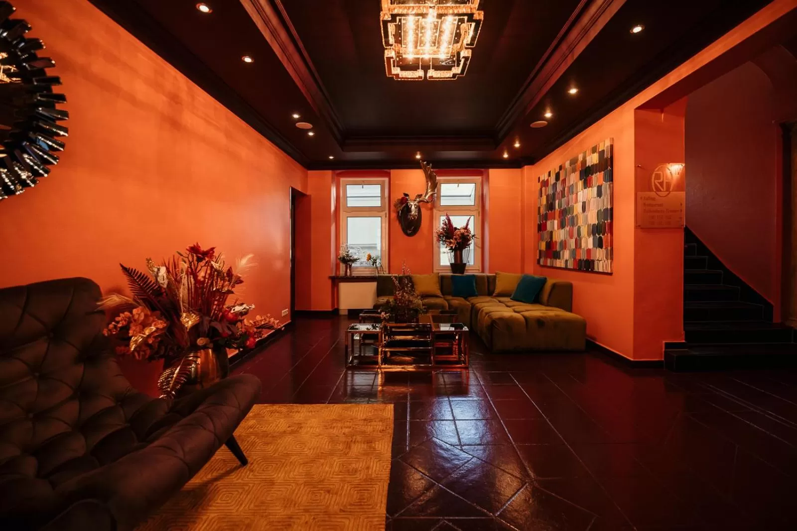 Lobby or reception in Boutique Hotel Rothenburger Hof