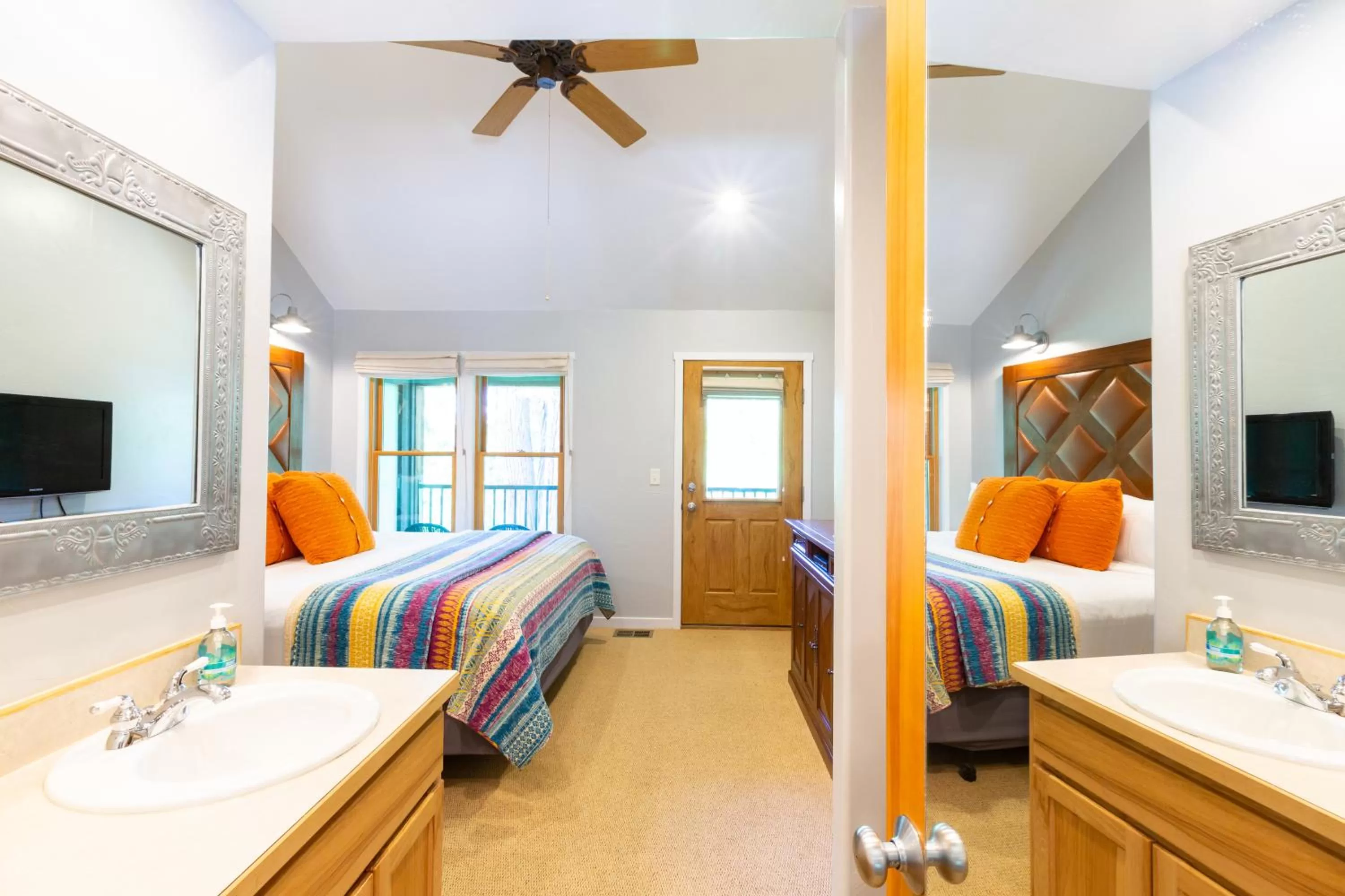 Bed in Moab Springs Ranch