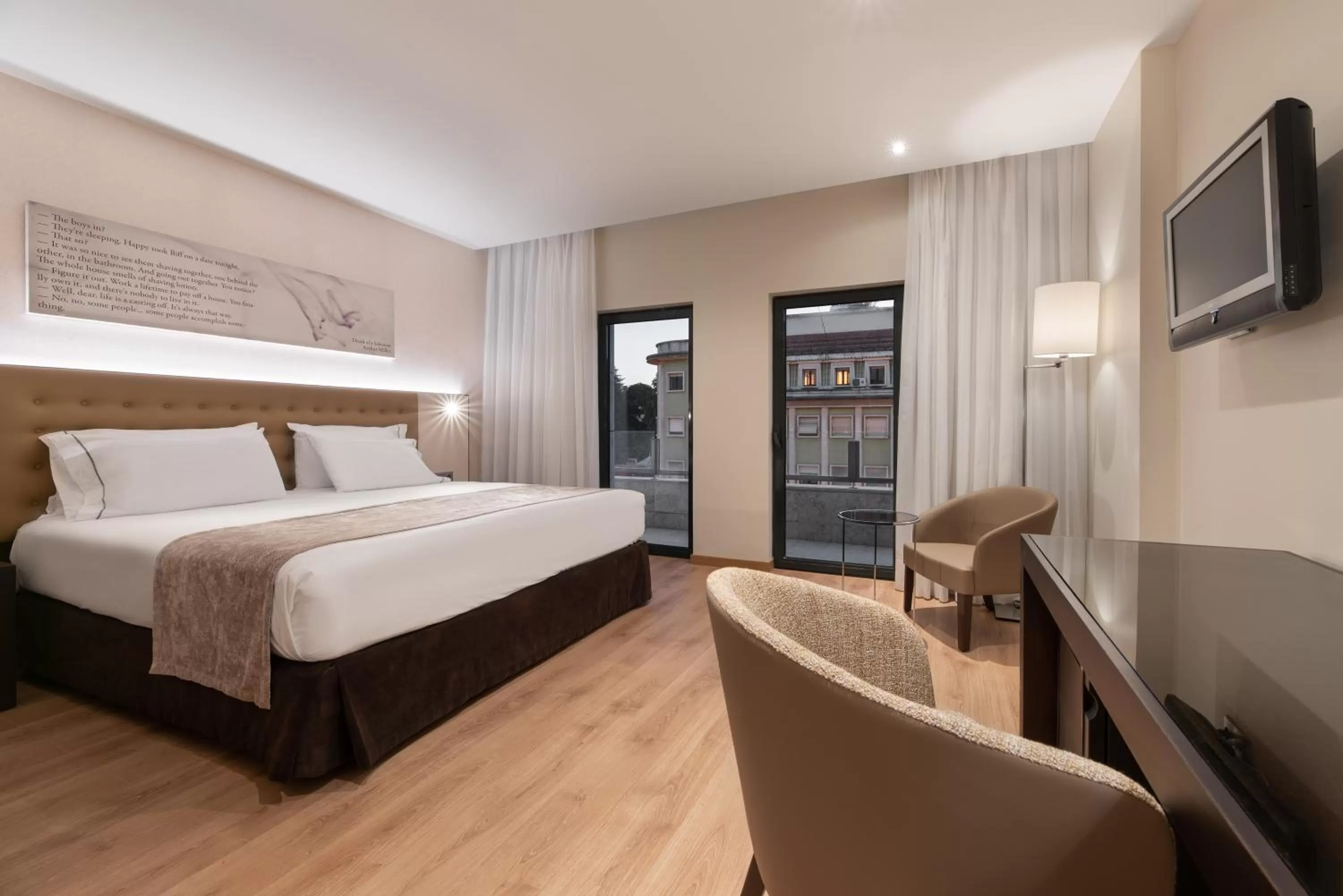 Photo of the whole room, Bed in Eurostars Das Letras