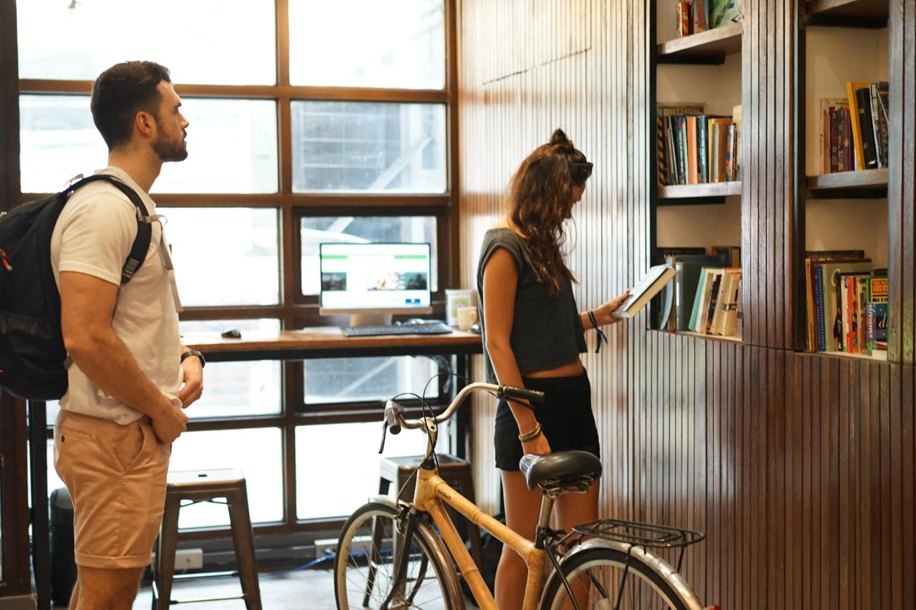 Lobby or reception in Z Hostel
