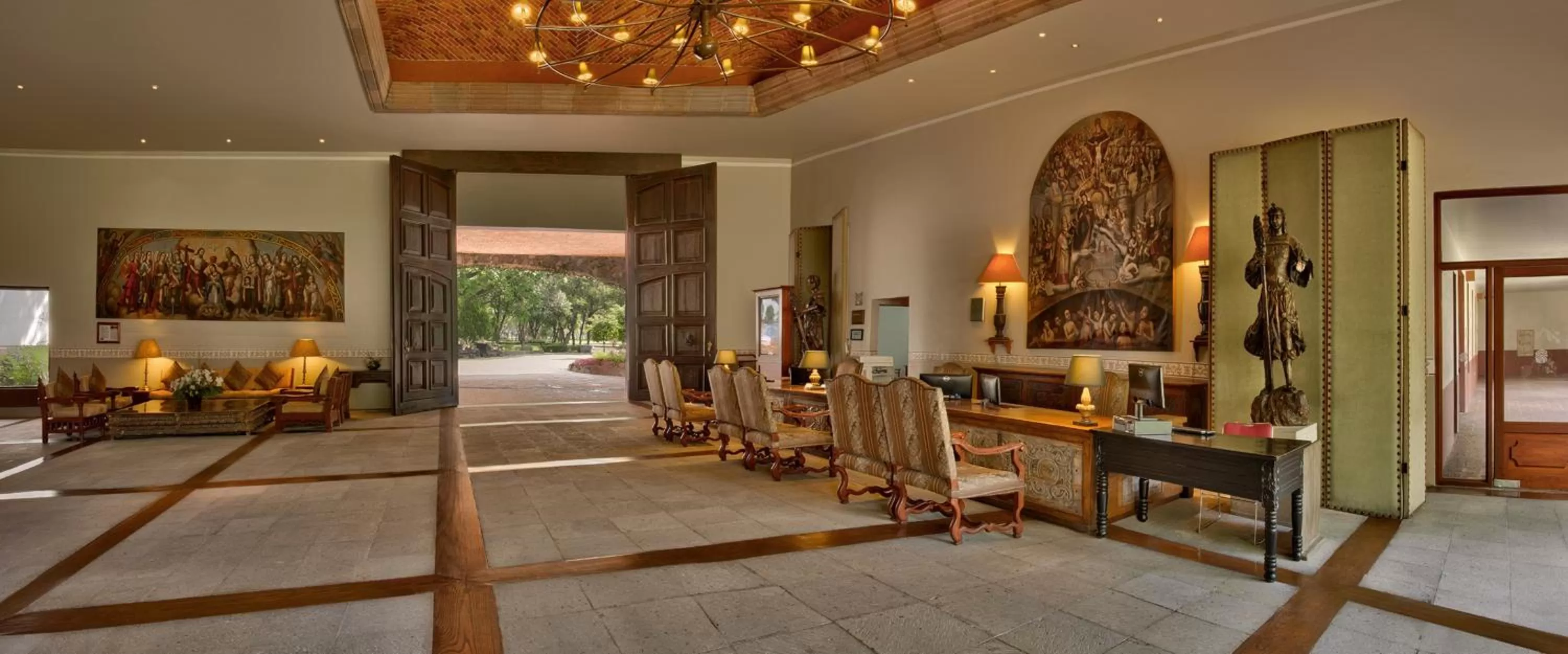 Lobby or reception in Hacienda Jurica by Brisas