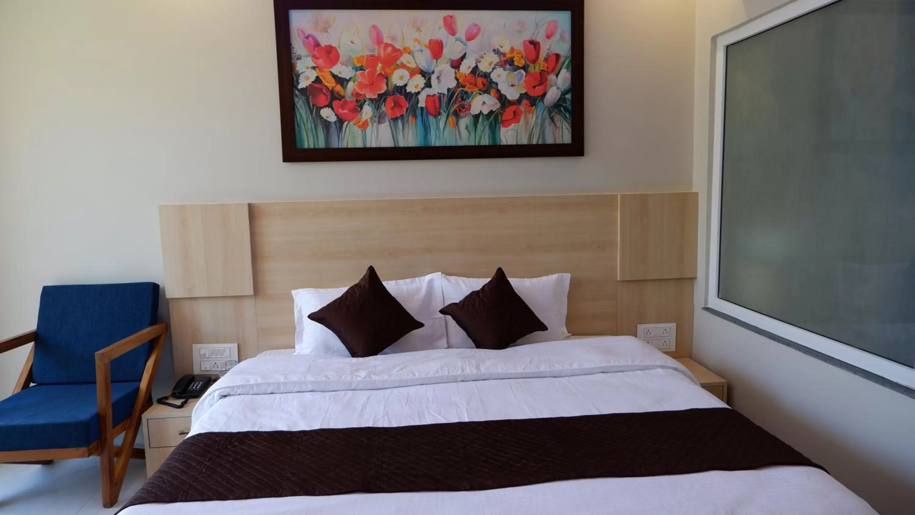 Bed in Punyah Residency Rishikesh