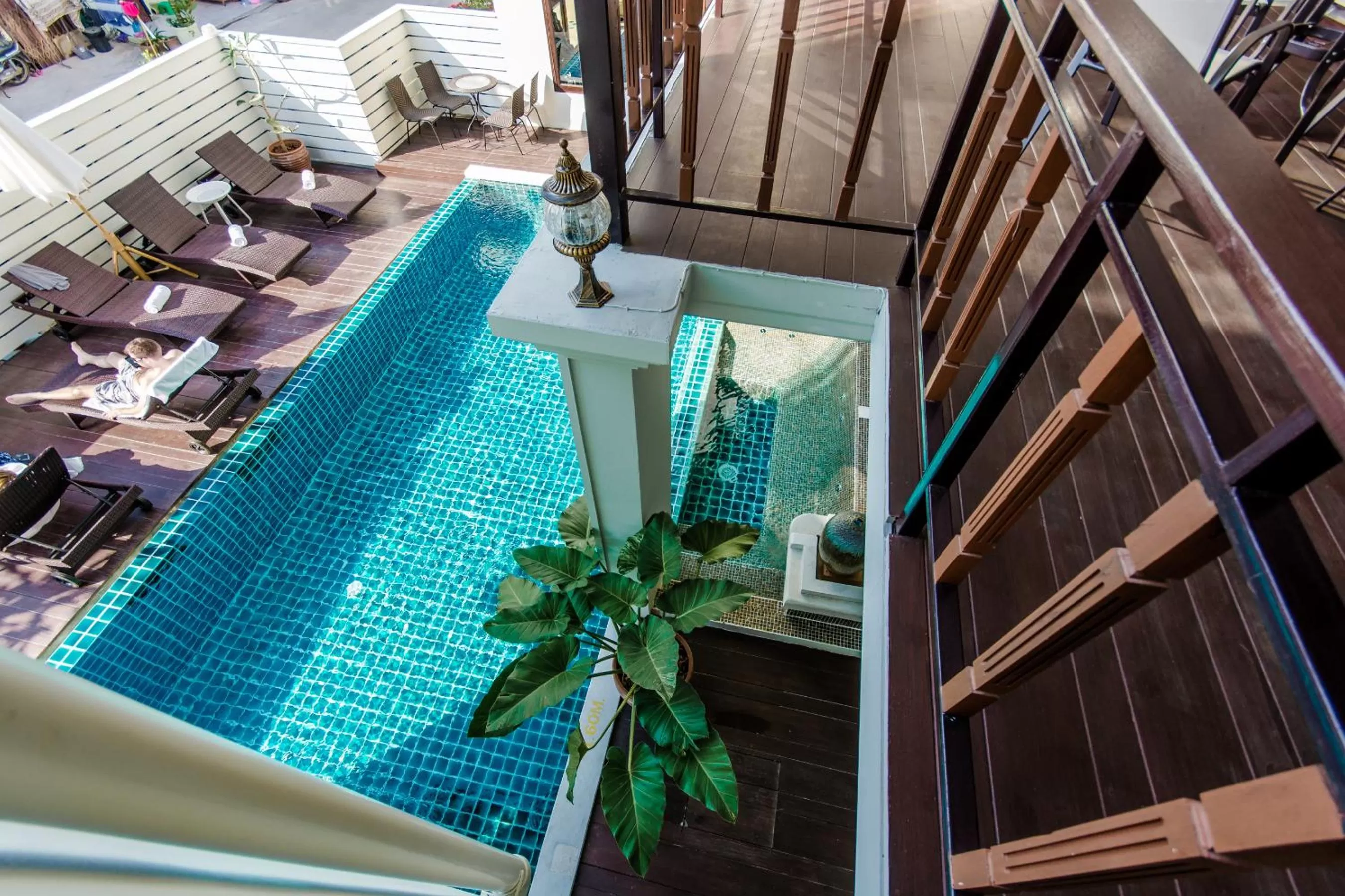 Swimming pool in Goldenbell Hotel Chiangmai