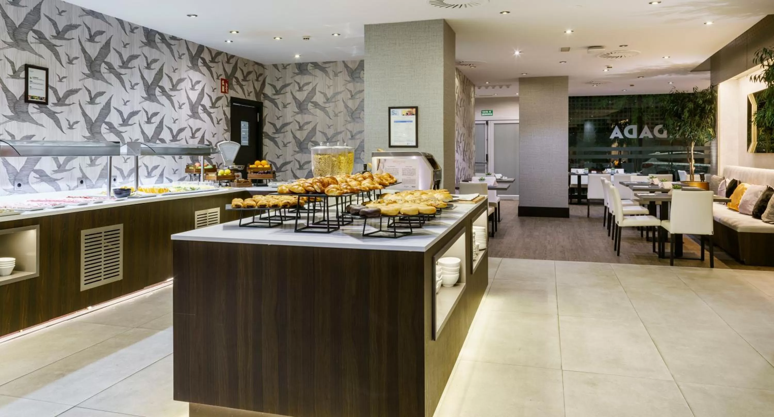 Buffet breakfast in Hotel Ilunion Bilbao