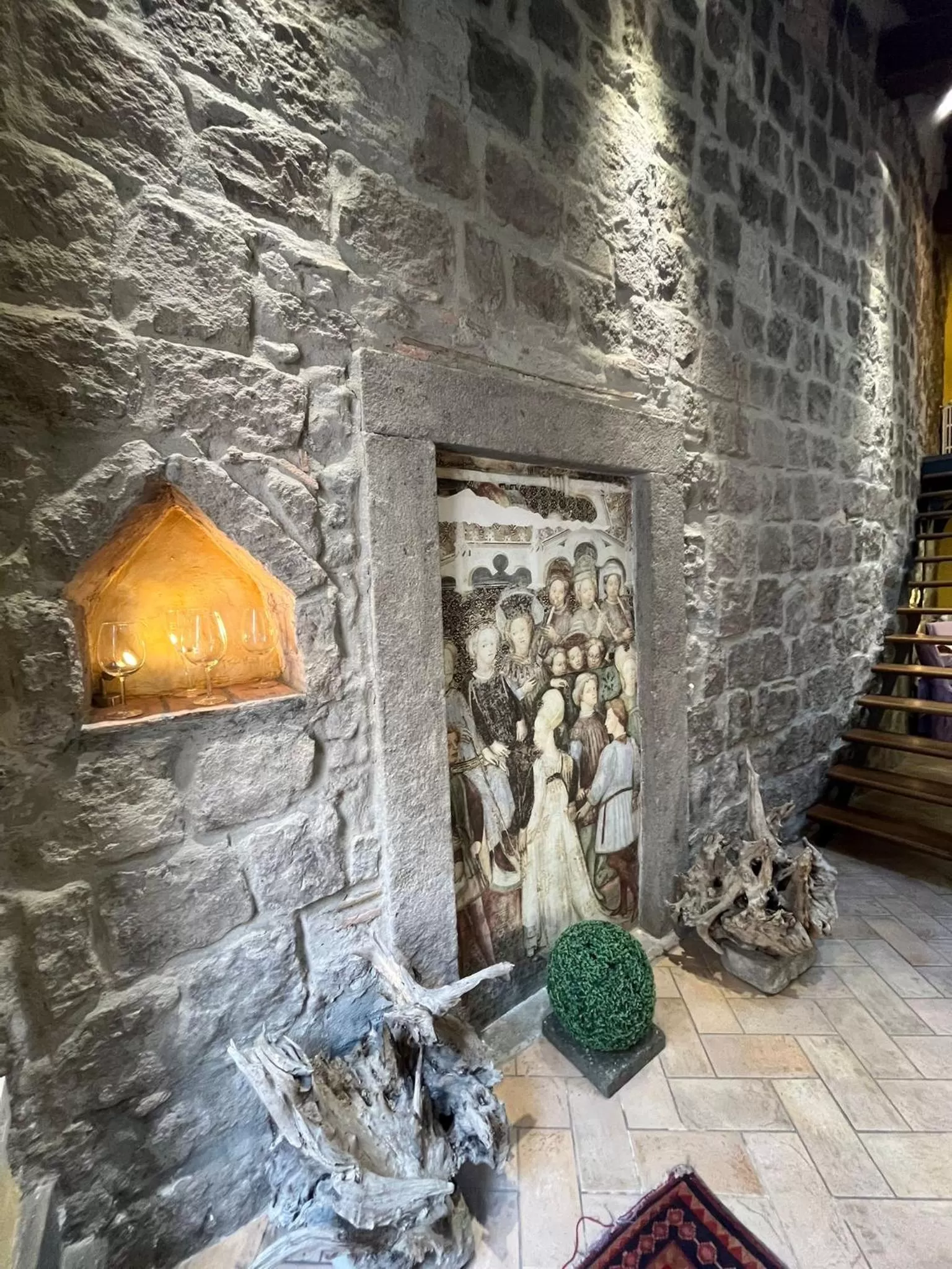 Breakfast in Medieval House