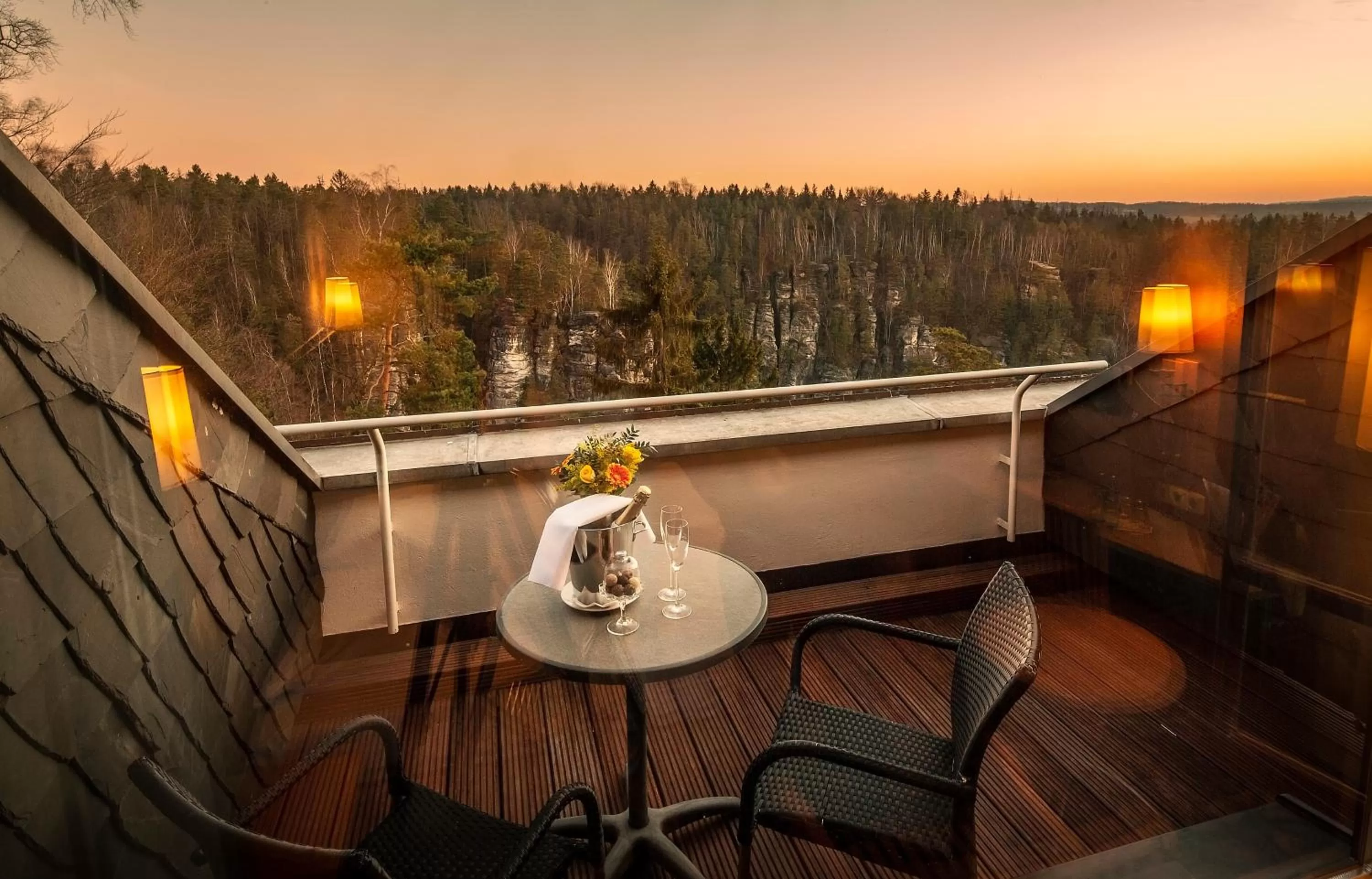 View (from property/room) in Berghotel Bastei