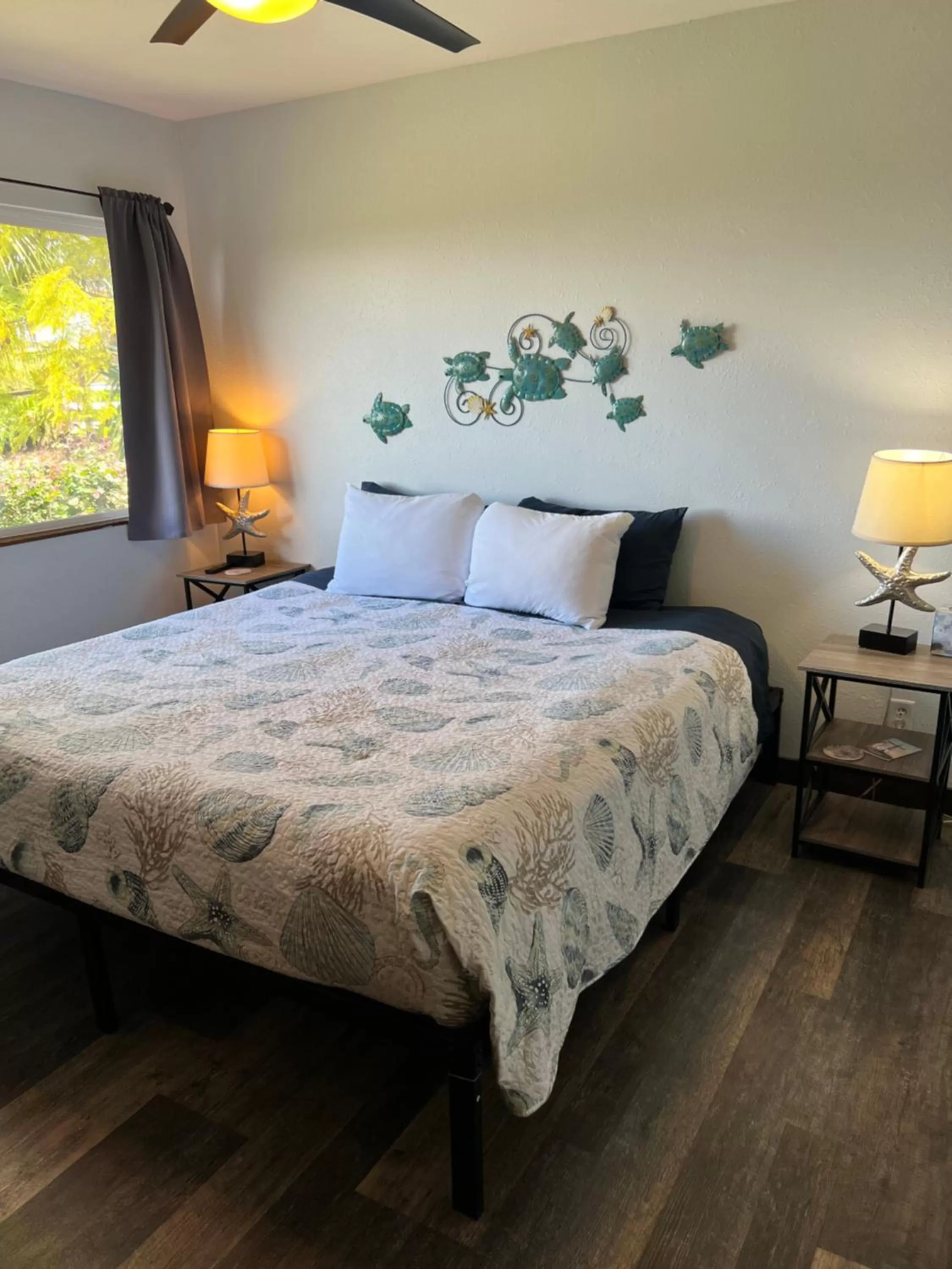 Bed in God's Peace of Maui