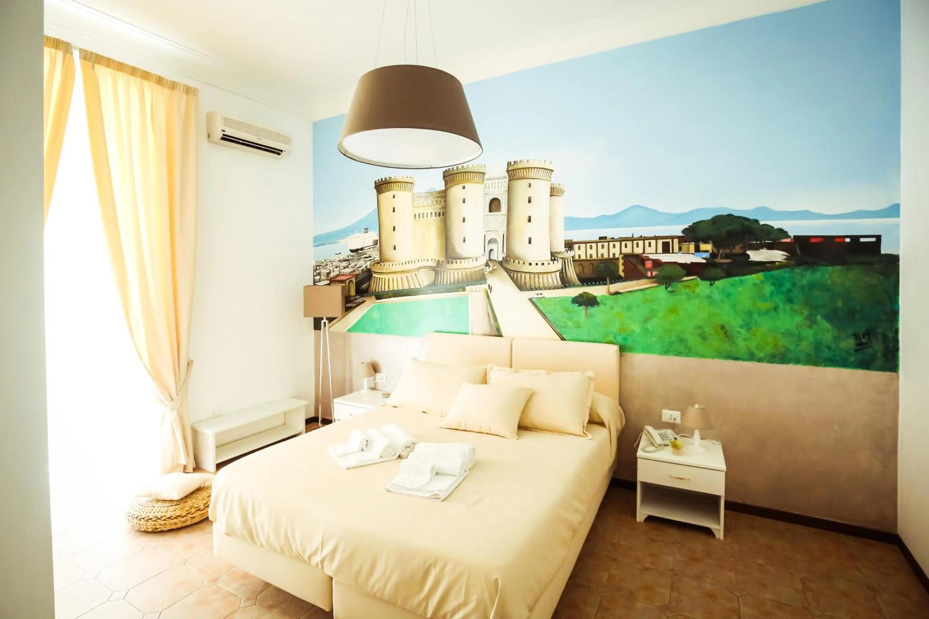 Bed in NapoliMia Boutique Hotel