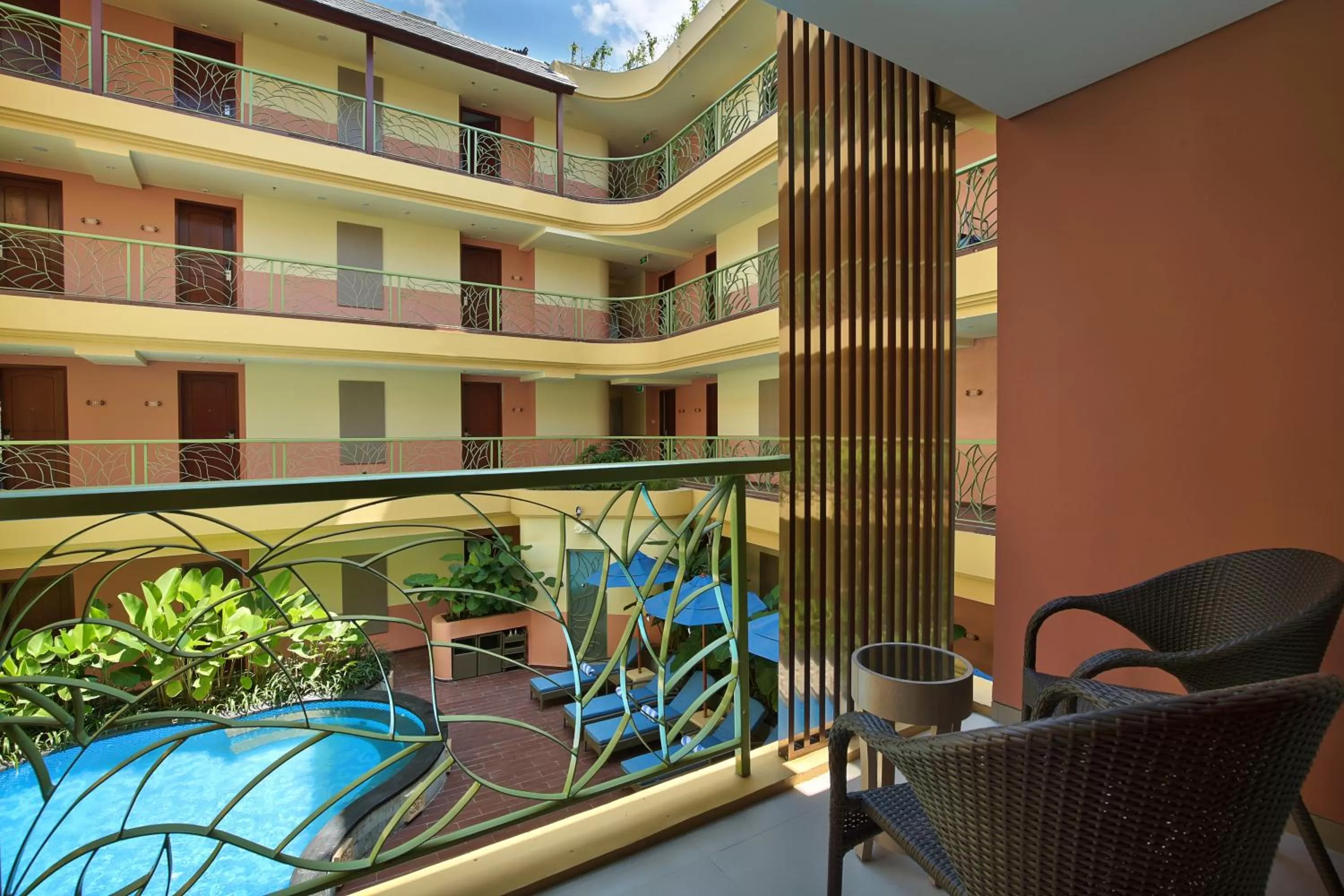 Pool view in SenS Hotel and Spa