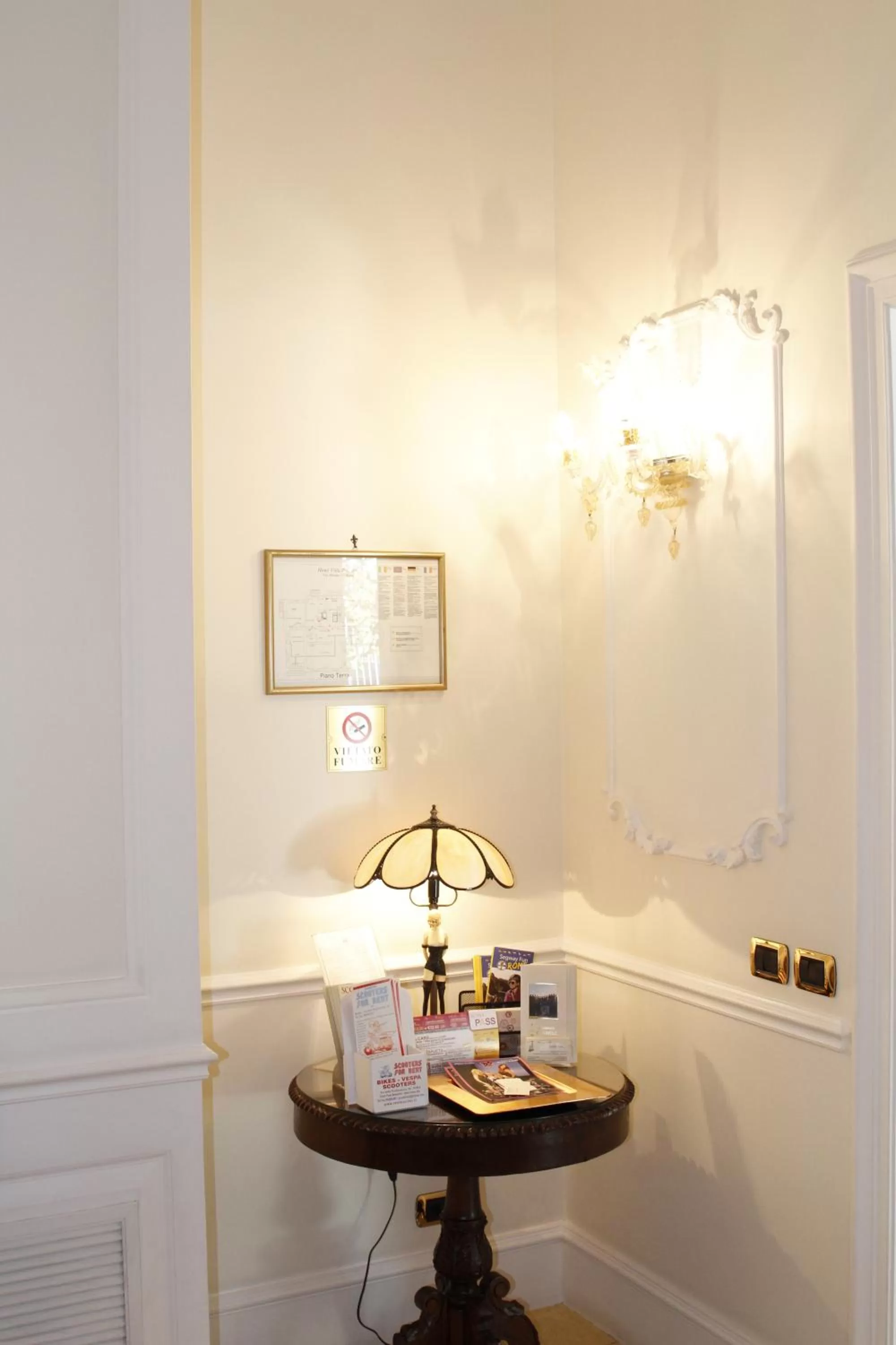 Decorative detail in Hotel Villa Pinciana