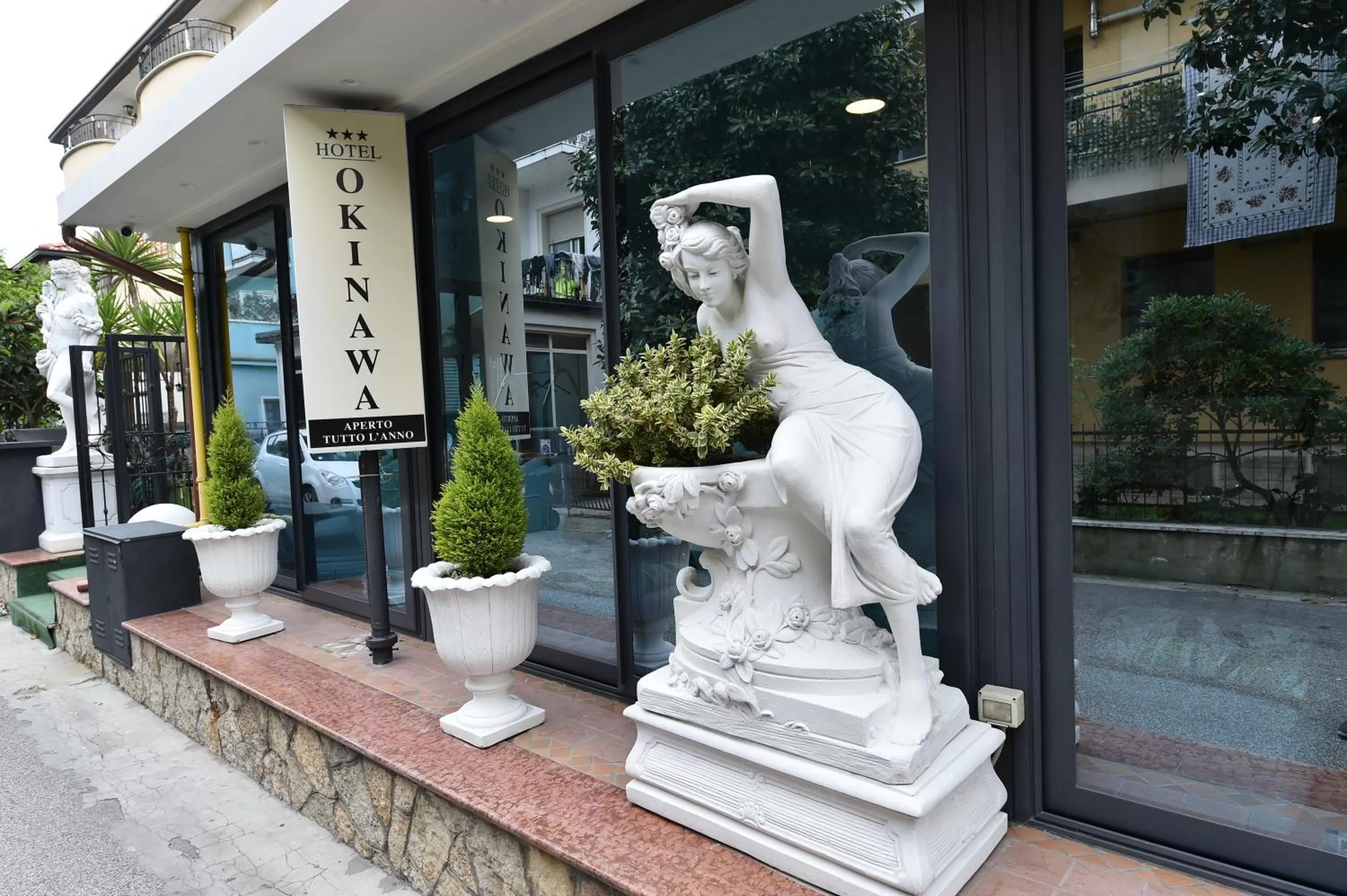 Decorative detail in Hotel Okinawa