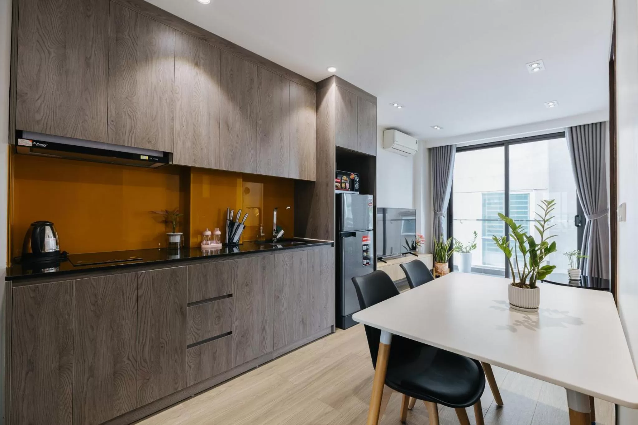 Kitchen or kitchenette in LUCK APART 8 - Hanoi Westlake Balcony Studio