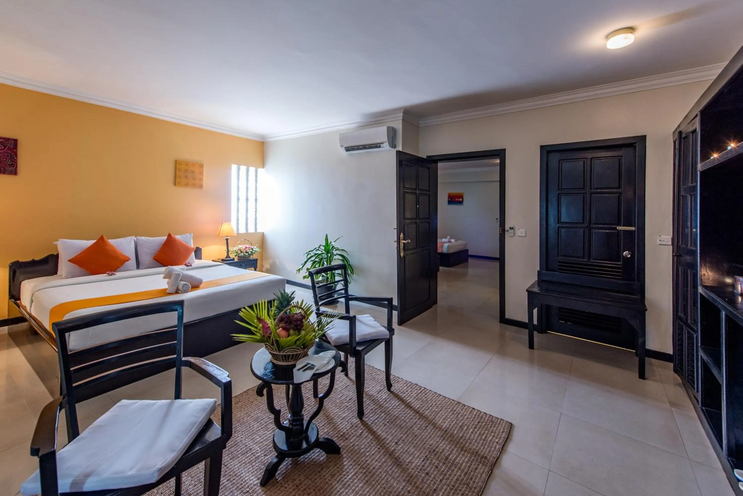 Photo of the whole room, Bed in Angkor Panoramic Boutique Hotel