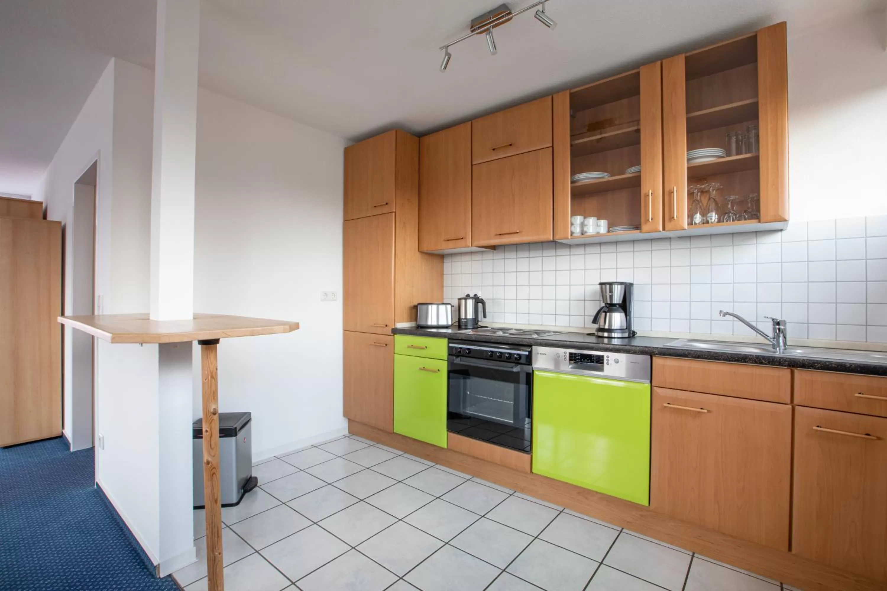 Kitchen or kitchenette in Hotel zur Davert