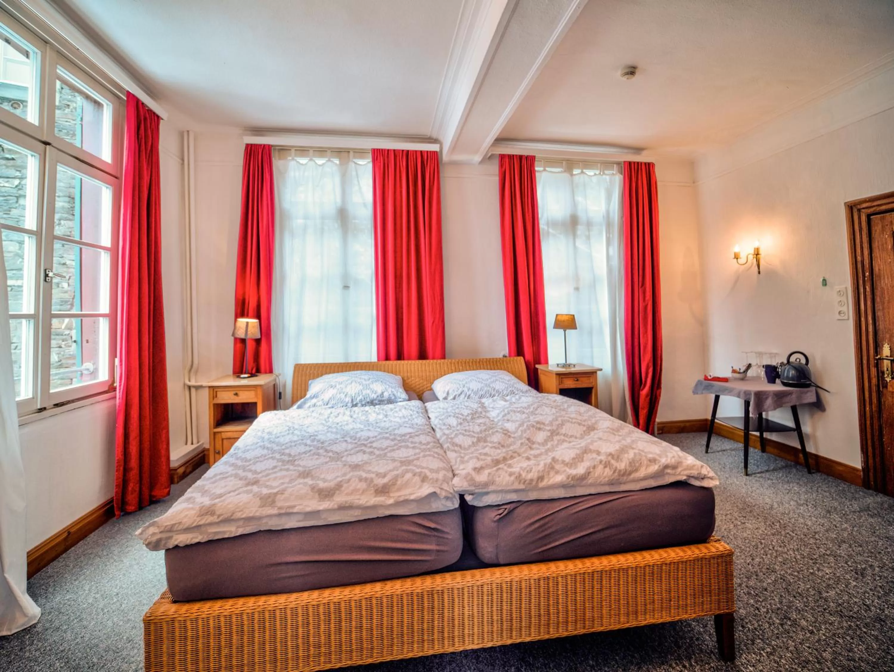 Bedroom, Bed in Haus Stehlings