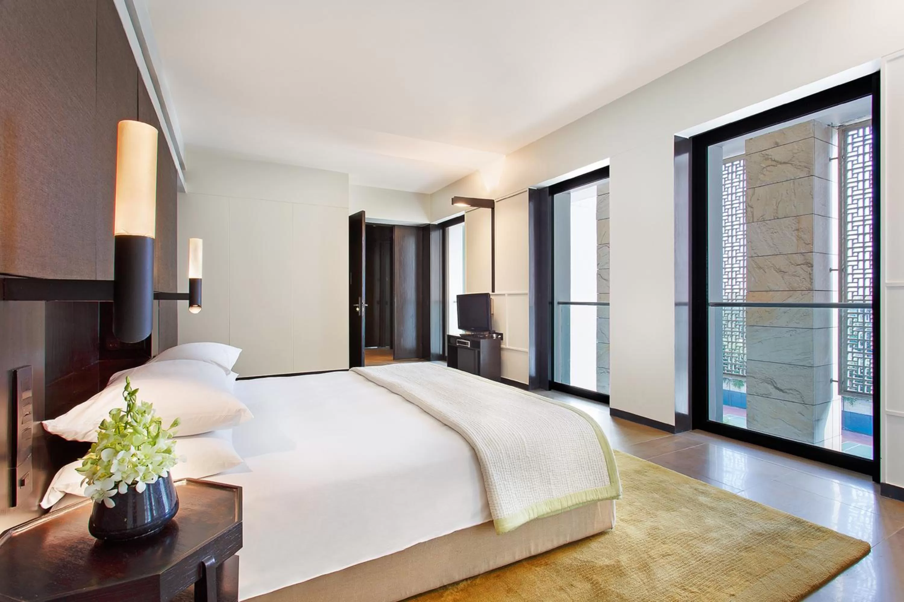 Bedroom, Bed in The Lodhi – A member of The Leading Hotels Of The World