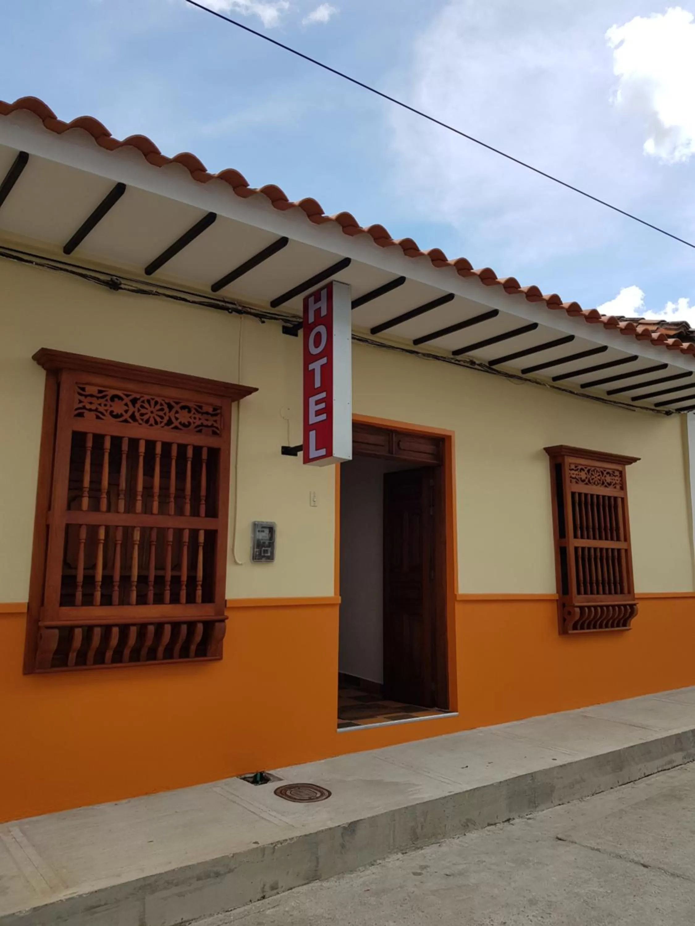 Facade/entrance in Hotel La Ceiba