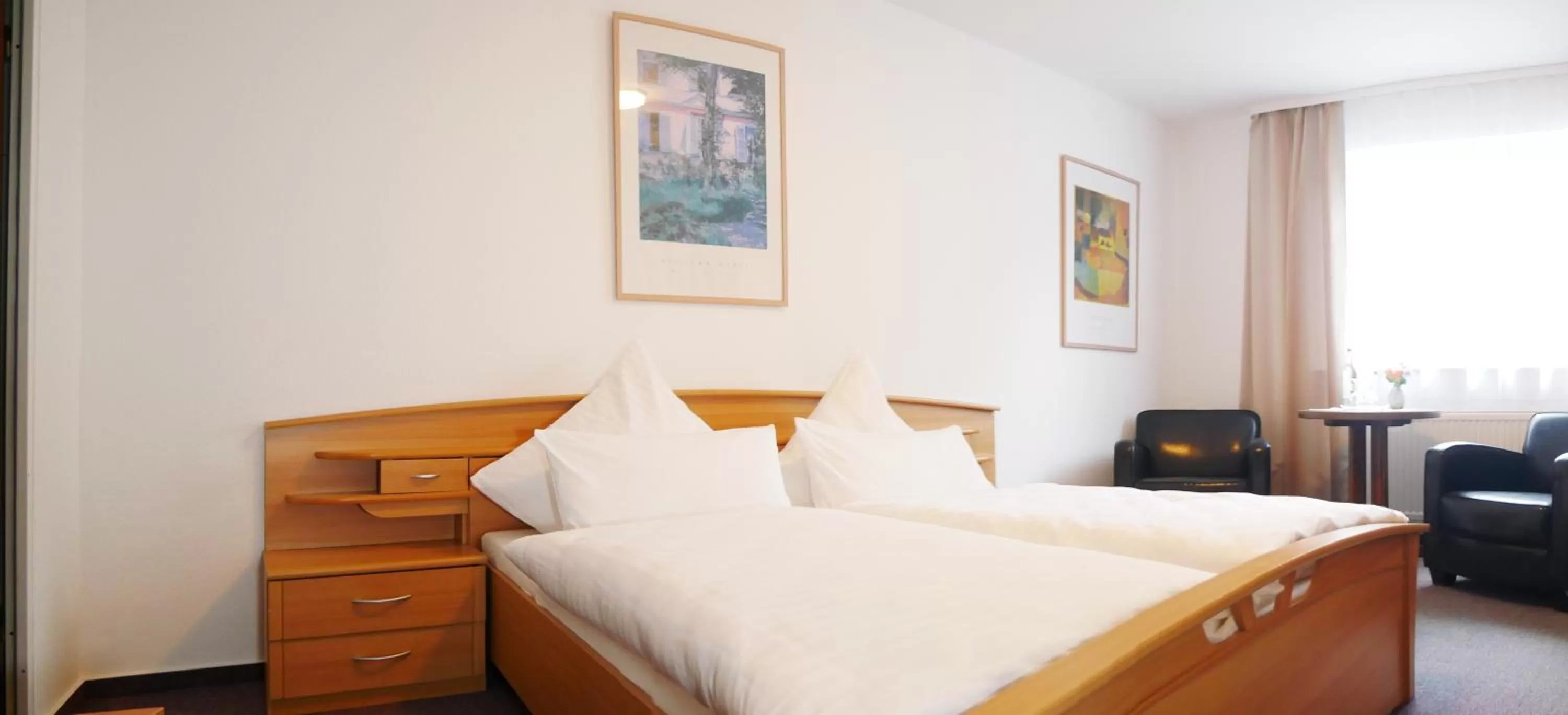 Bed in Pension Helma