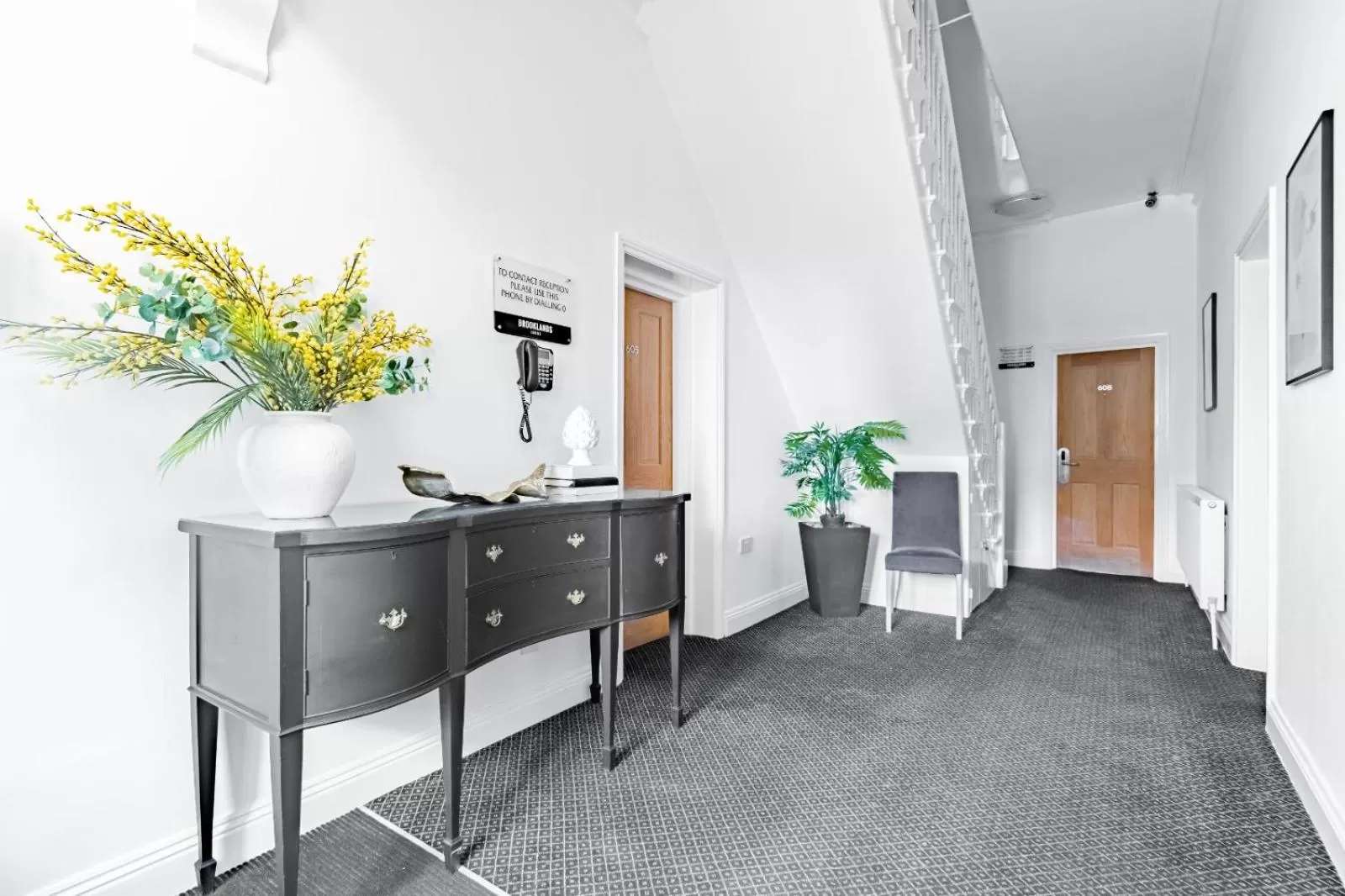 Lobby or reception in Brooklands Lodge