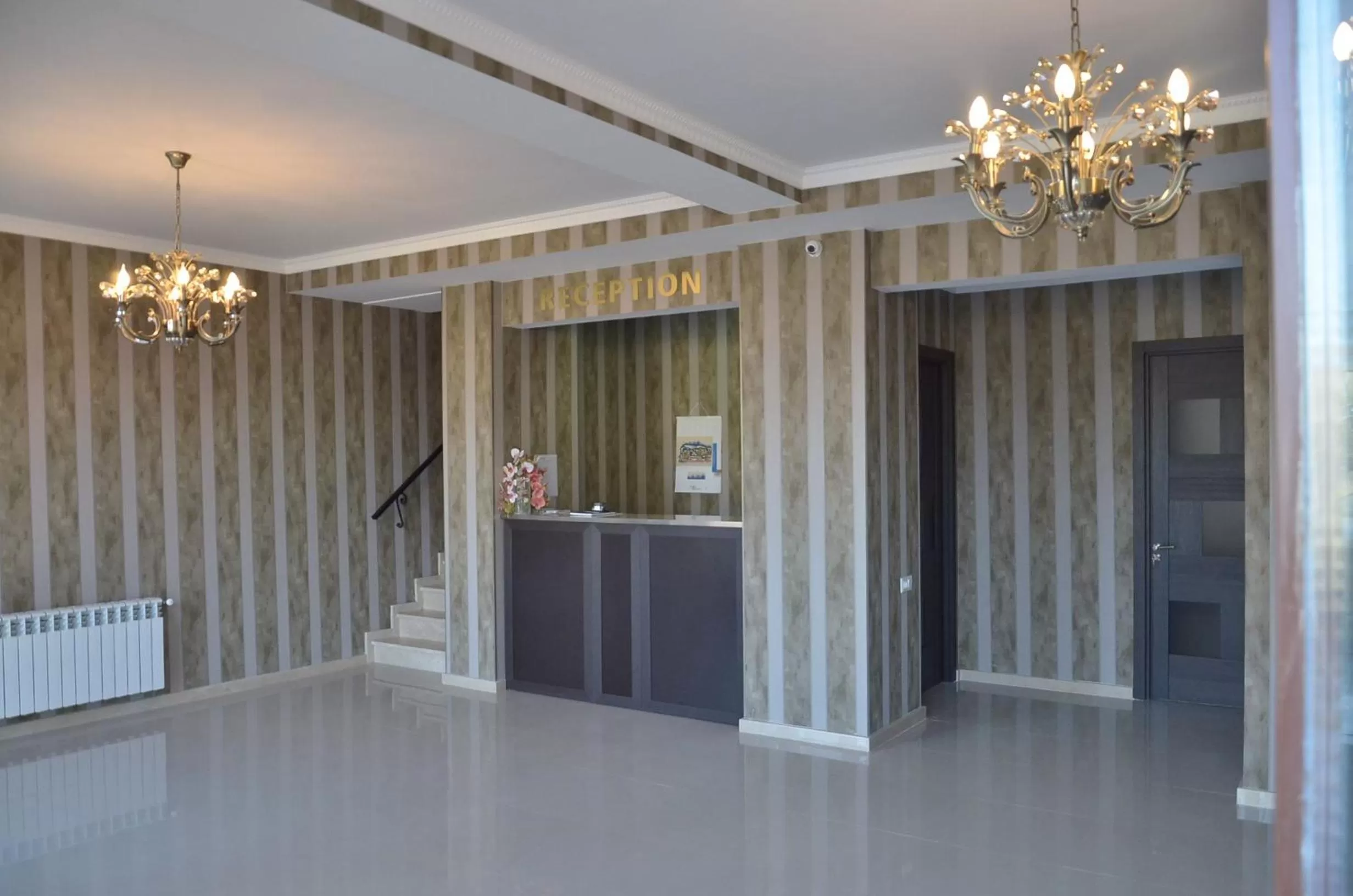 Lobby or reception in Hotel New Telavi