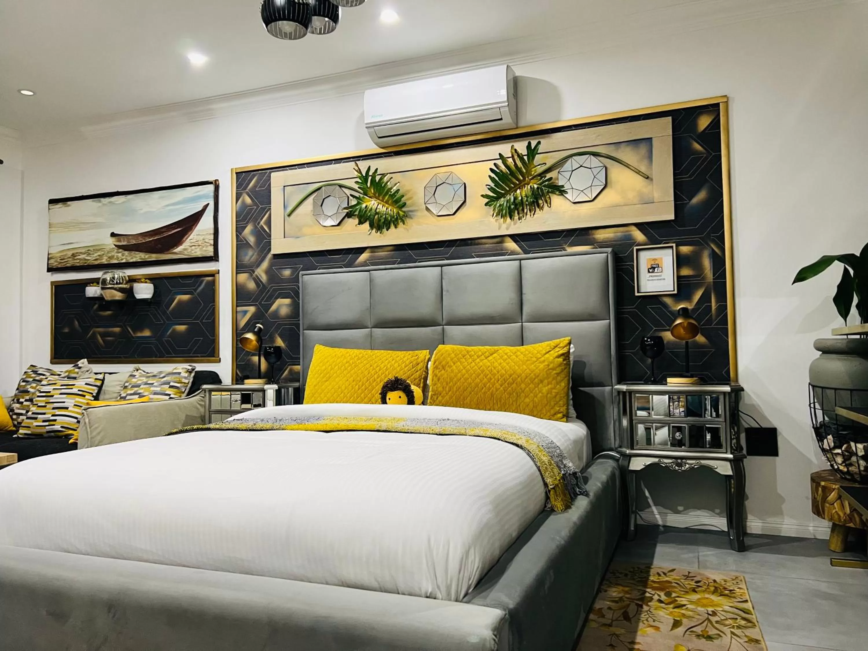 Bed in 24 On Basil Inventive suites