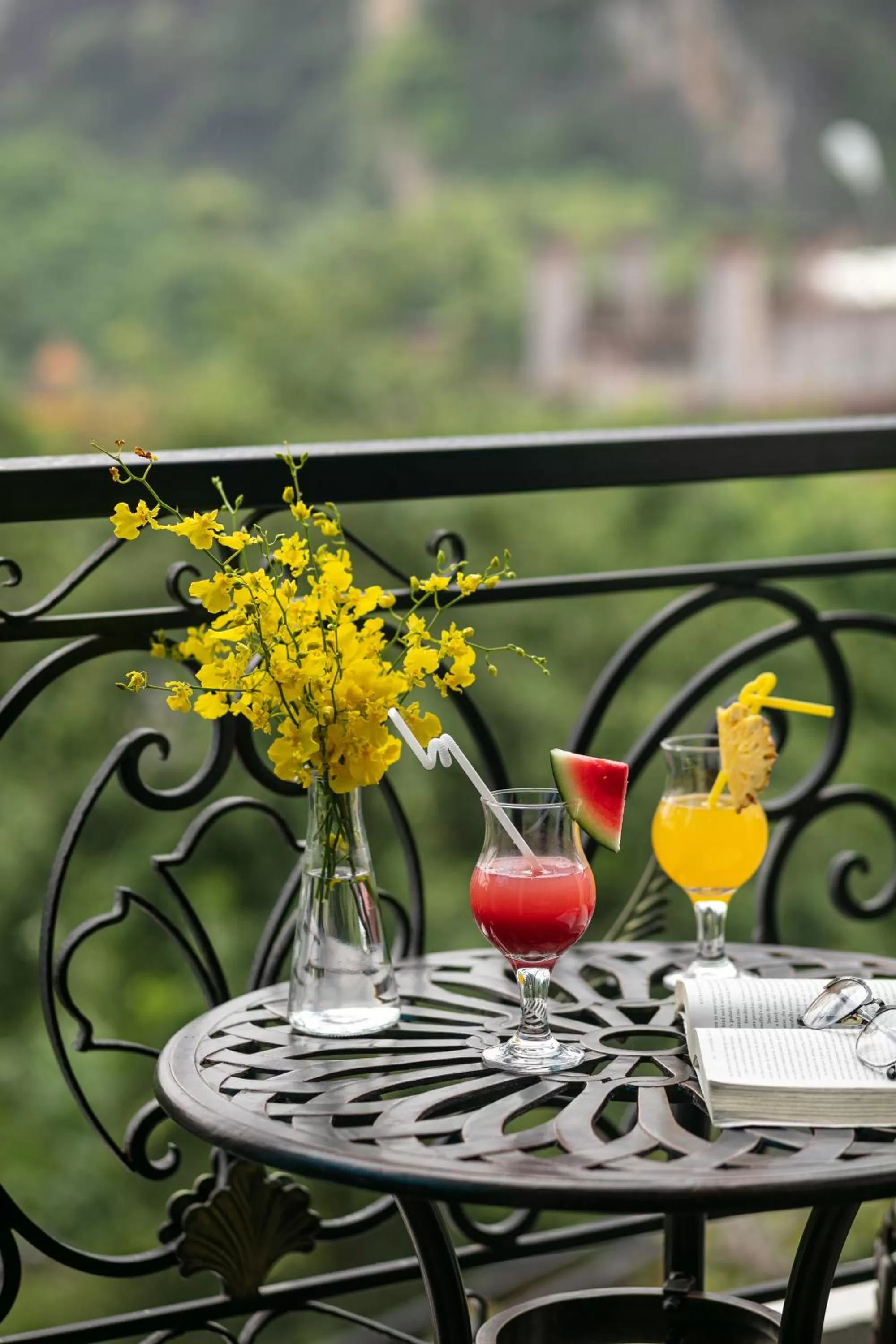 Balcony/Terrace in Tam Coc Holiday Hotel & Villa