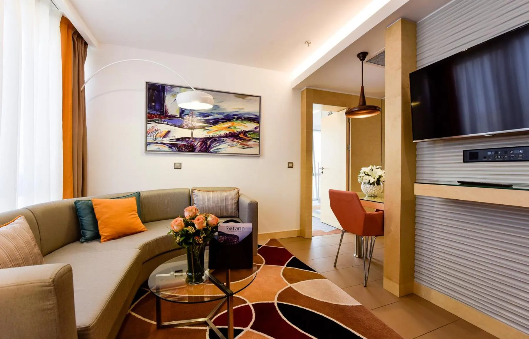 Living room in Tango Arjaan by Rotana Istanbul Asia