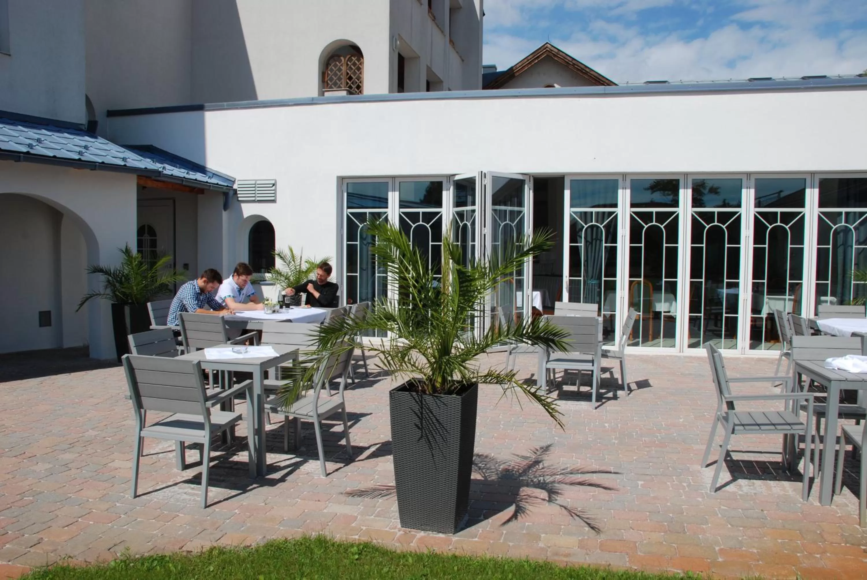 Patio in Sporthotel Podersdorf