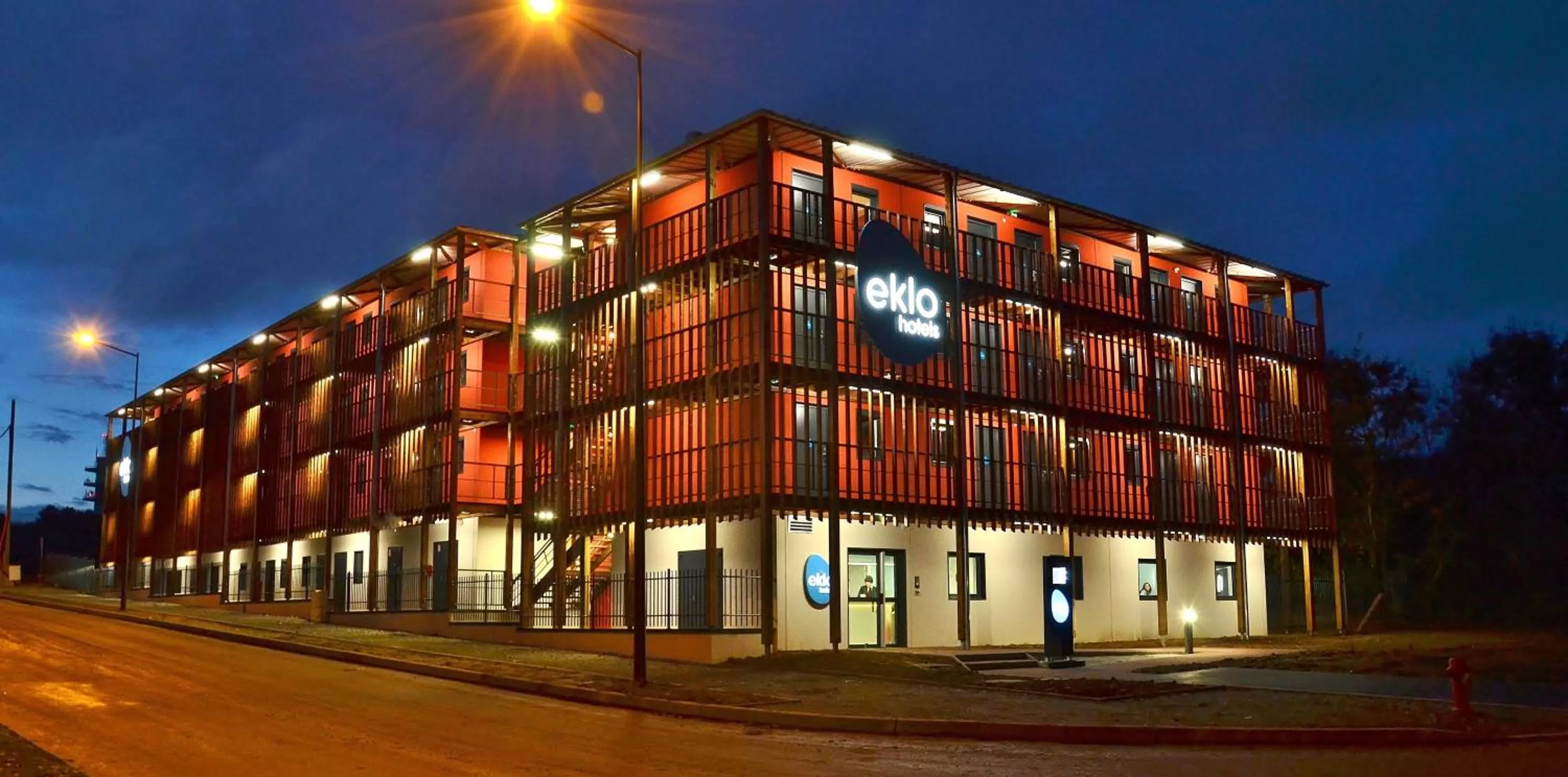 Property building in Eklo Hotels Le Mans