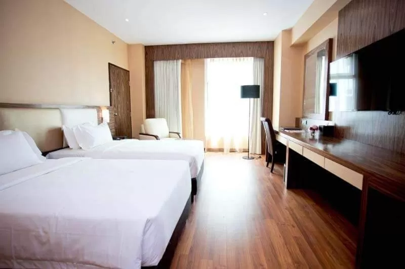 Bed in Vouk Hotel Suites, Penang