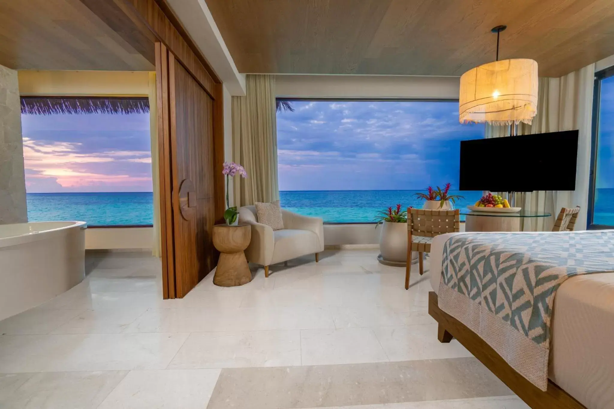 Two-Bedroom Bungalow in Palafitos Overwater Bungalows, All & More Inclusive - Adults Only Two-Bedroom Bungalow in Palafitos Overwater Bungalows, All & More Inclusive - Adults Only